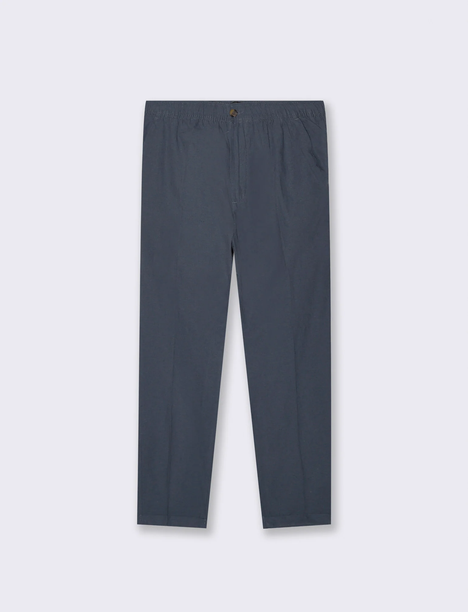 Pantaloni vita jogger misto lino da uomo - Avion - Image 4
