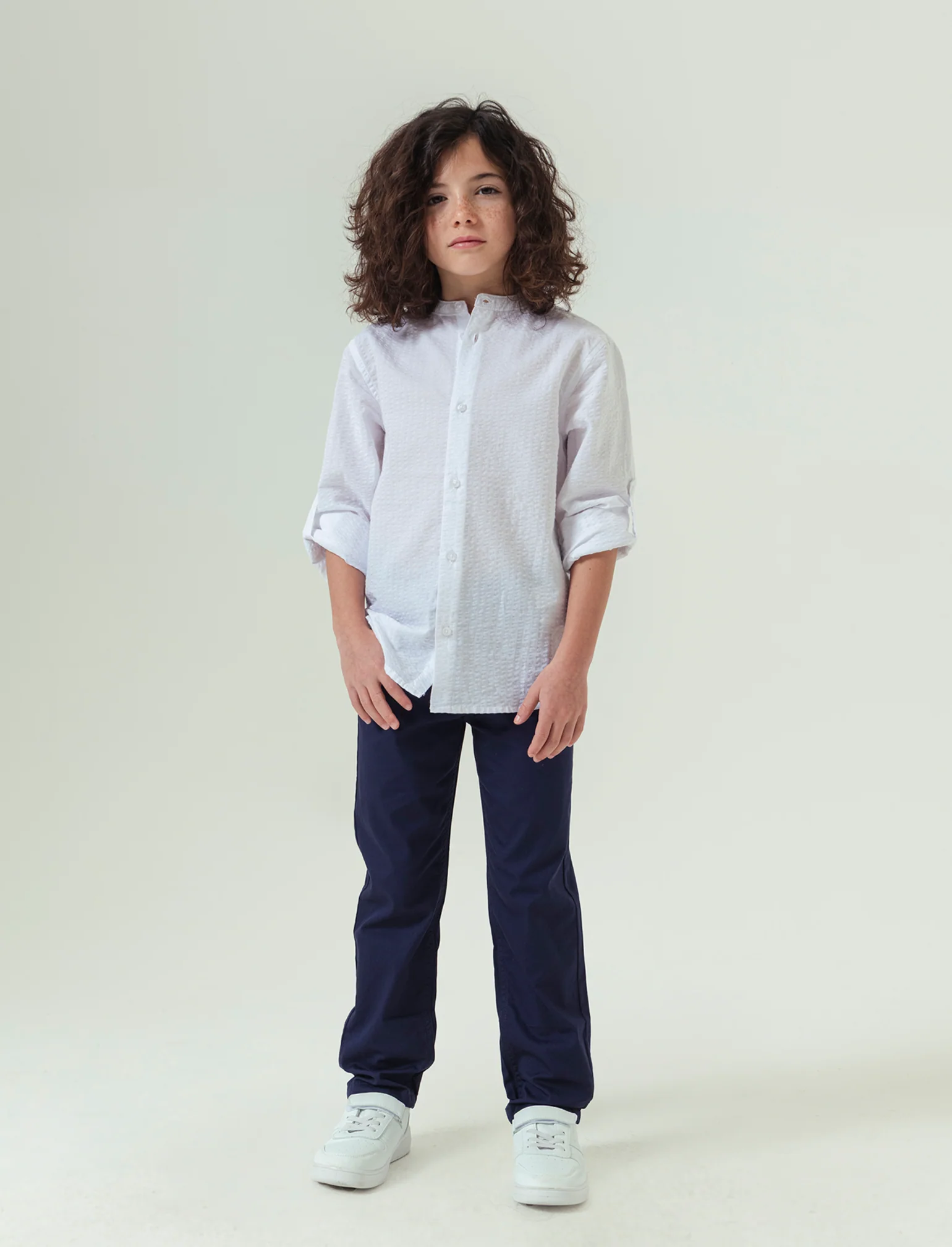 Pantaoni besic da bambino - Blu