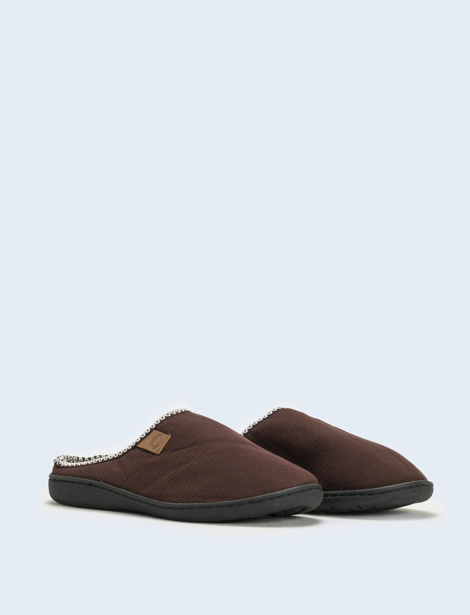 Pantofola da uomo con suola alta - Marrone - Image 3