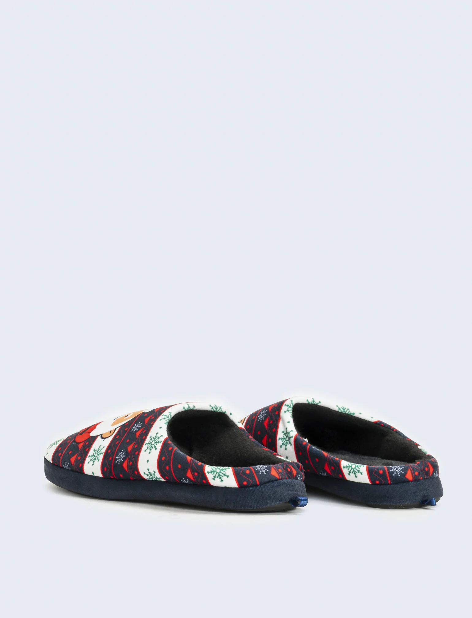 Pantofola natalizia da uomo - Blu - Image 2