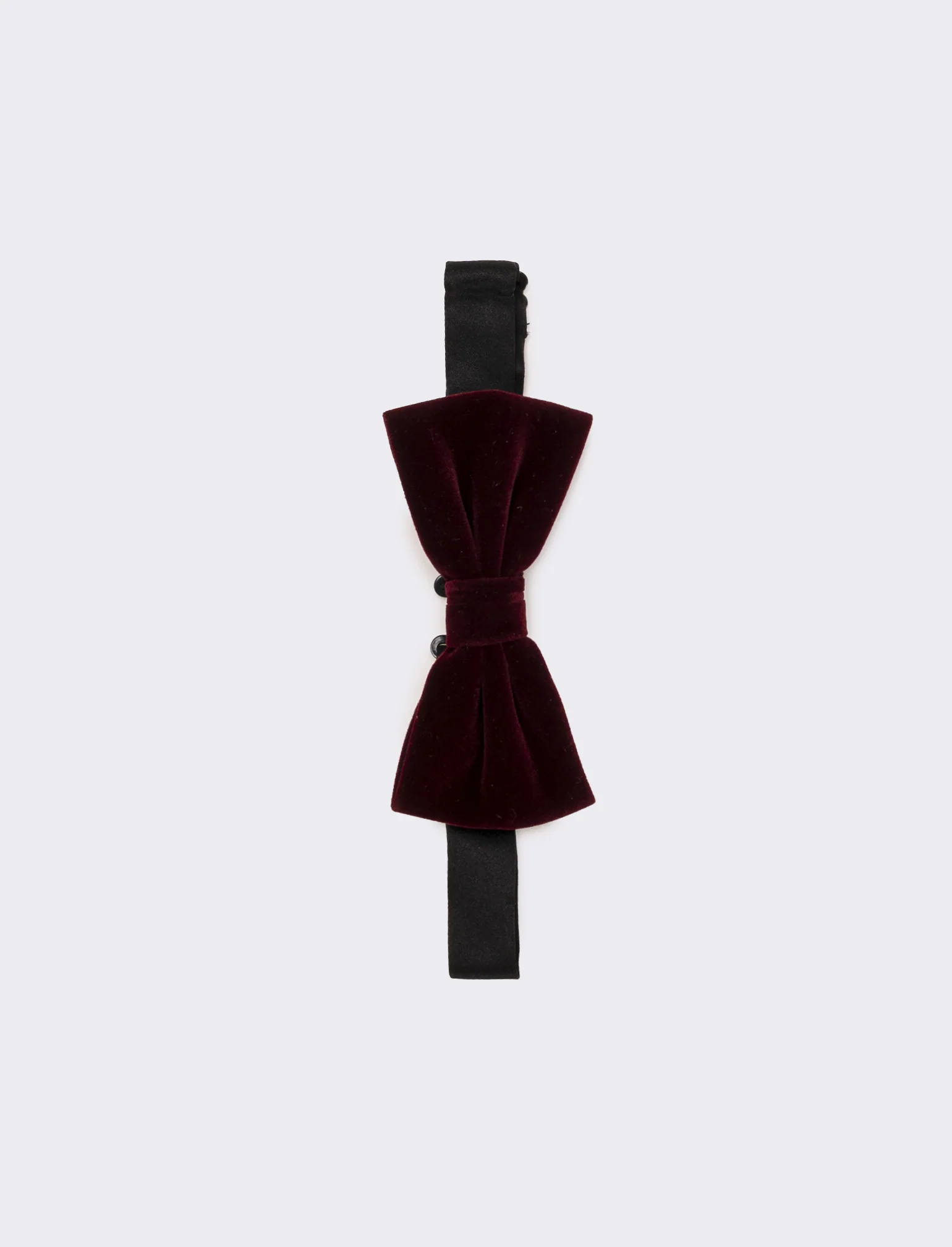 Papillon con pochette abbinata - Bordeaux
