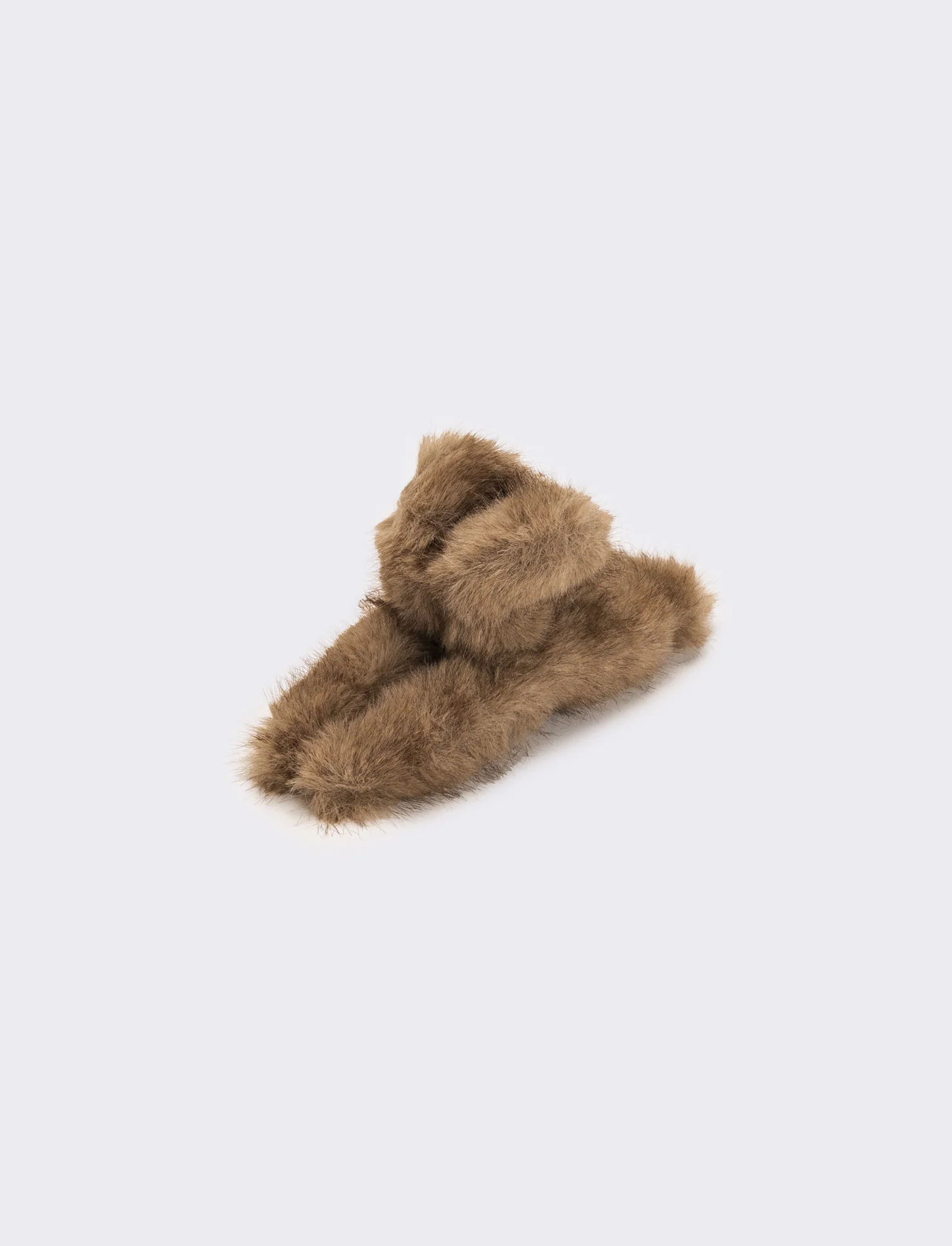 Pinza donna con pelliccia - Beige - Image 2