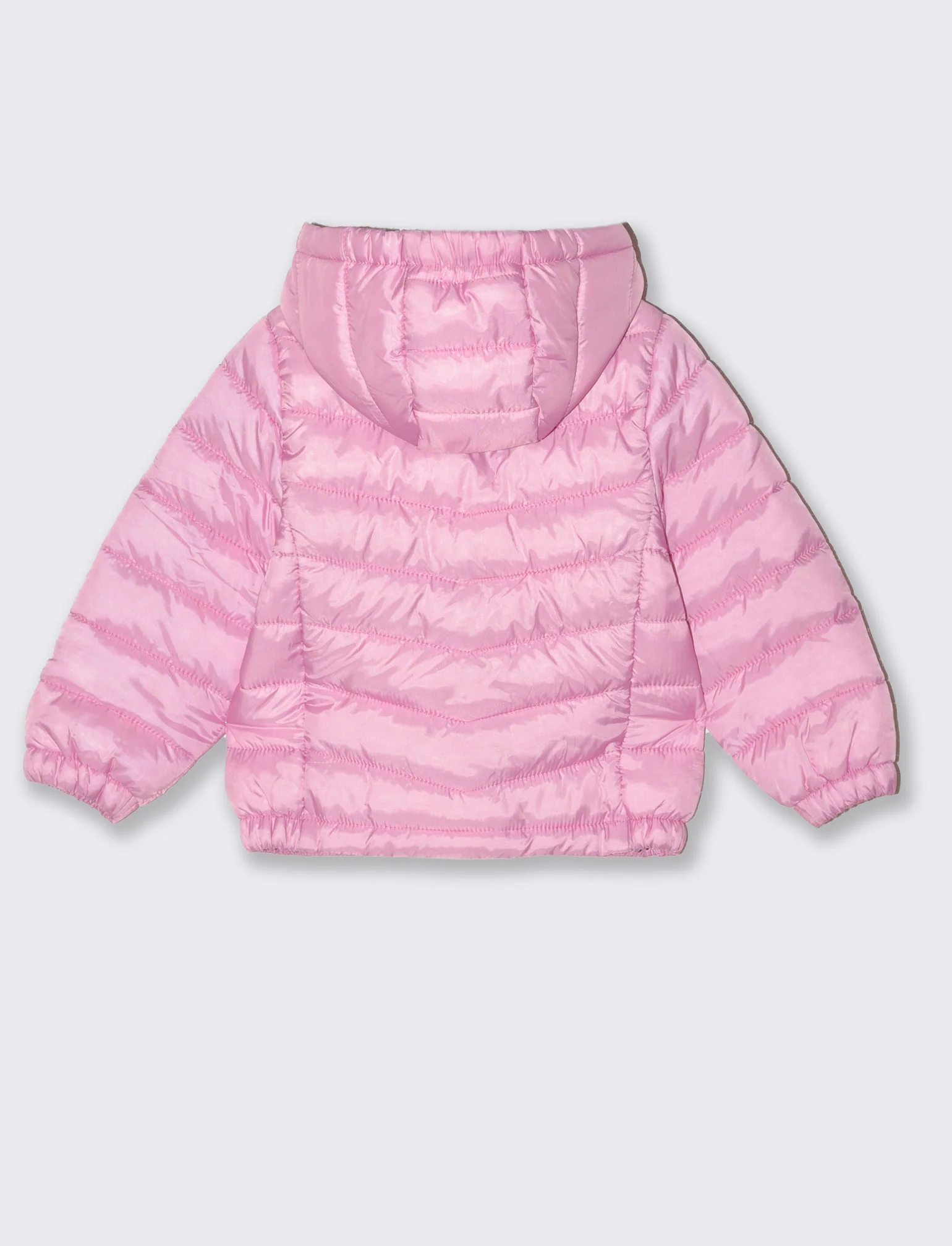 Piumino leggero con zip da neonata - Rosa - Image 2