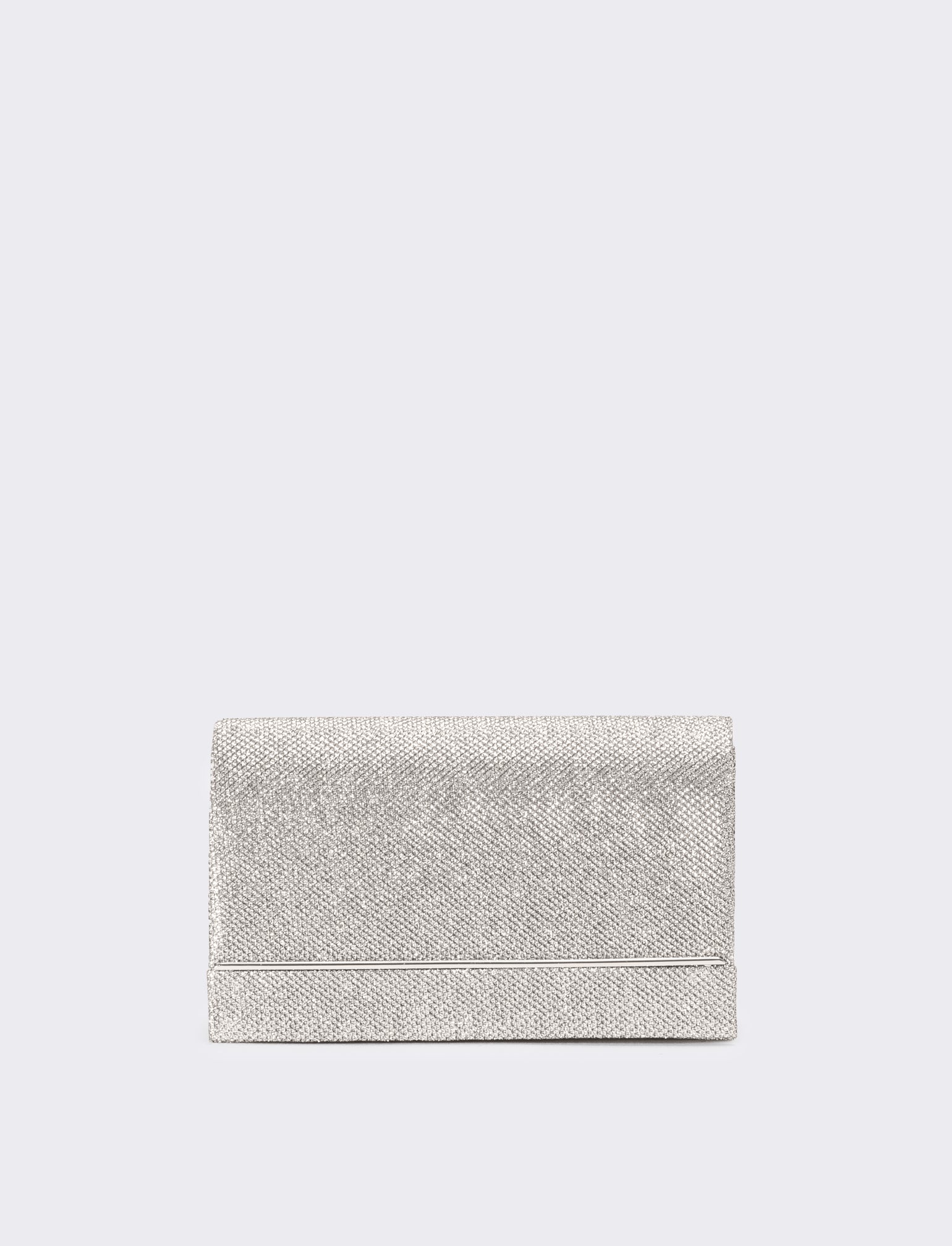 Pochette donna cerimonia in lurex - Argento