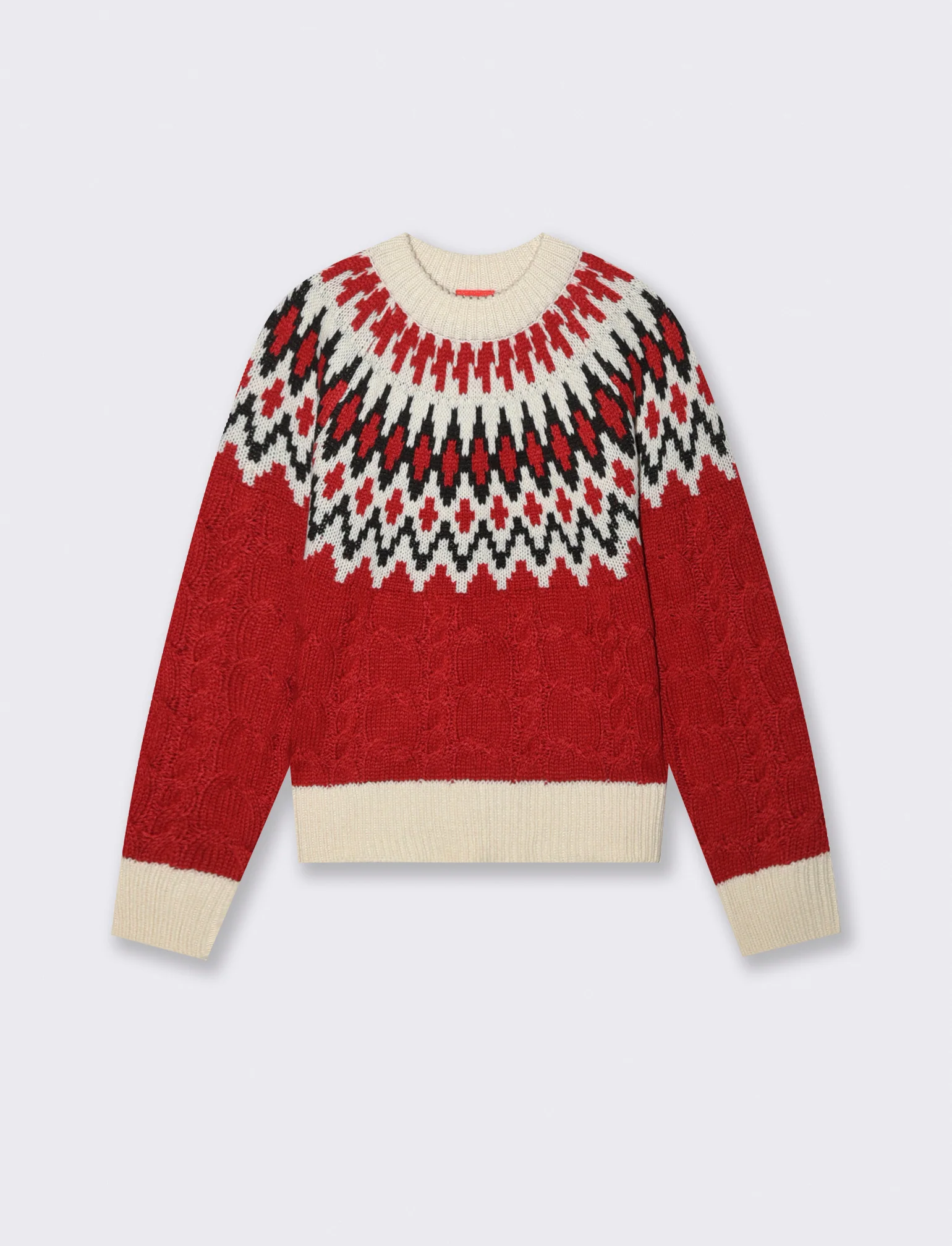 POLLOVER CON LAVORAZIONE JACQUARD TEMA NATALE - var 2