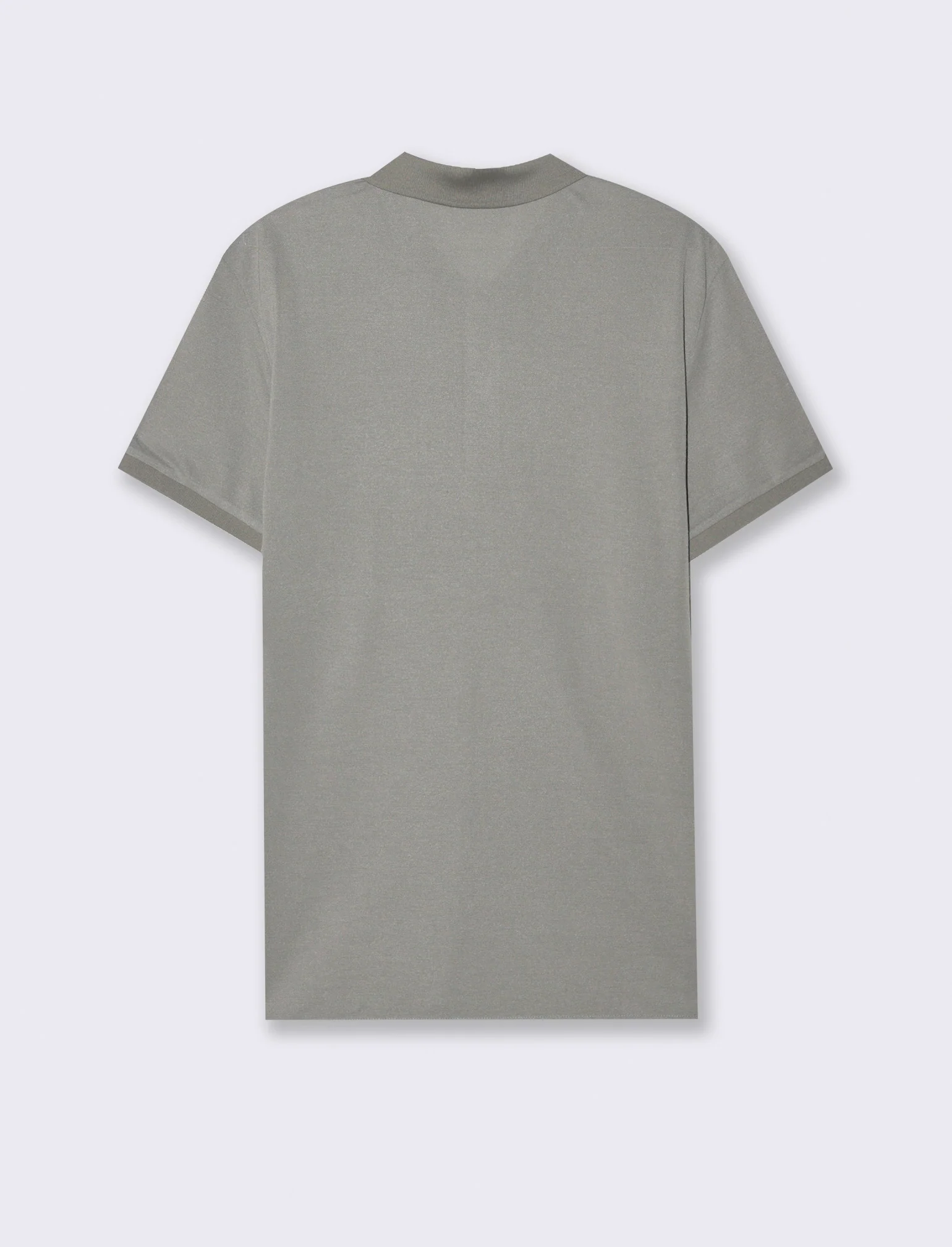 Polo basica con taschino da uomo - Grigio - Image 2