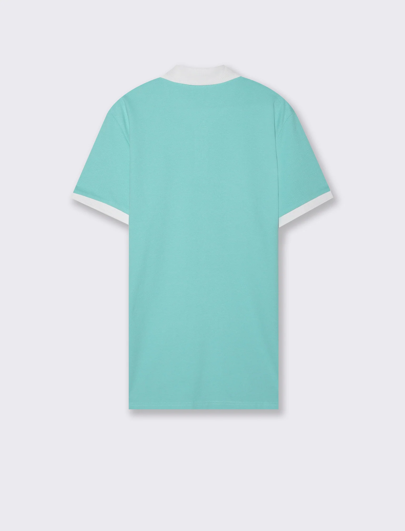 Polo con stampa e ricami sweet years da uomo - Verde acqua - Image 3