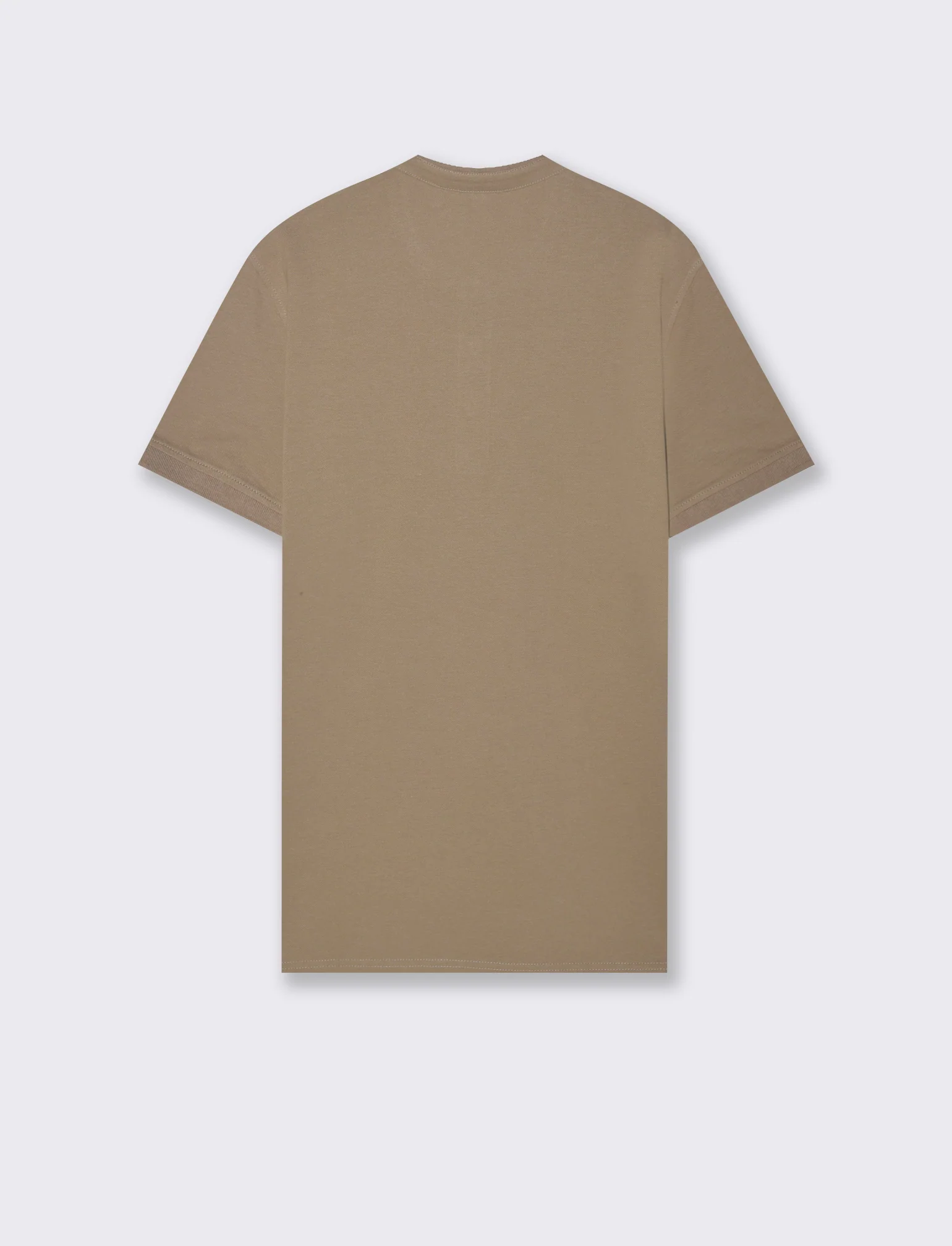 Polo coreana in piquet da uomo - Grigio tortora - Image 2