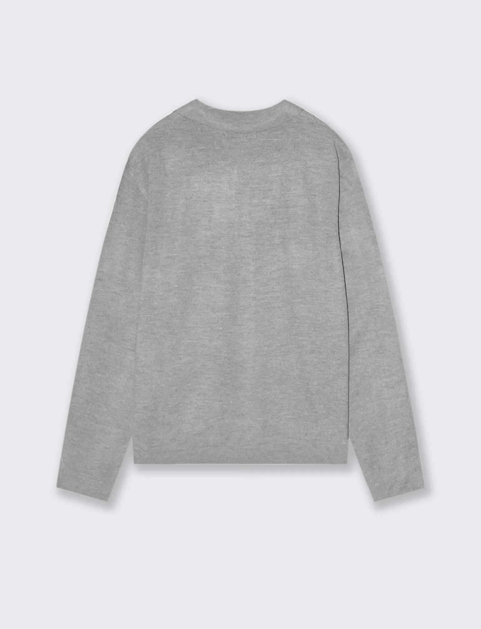 POLO IN MAGLIA  EFFETTO LANA - Grigio mel. - Image 2