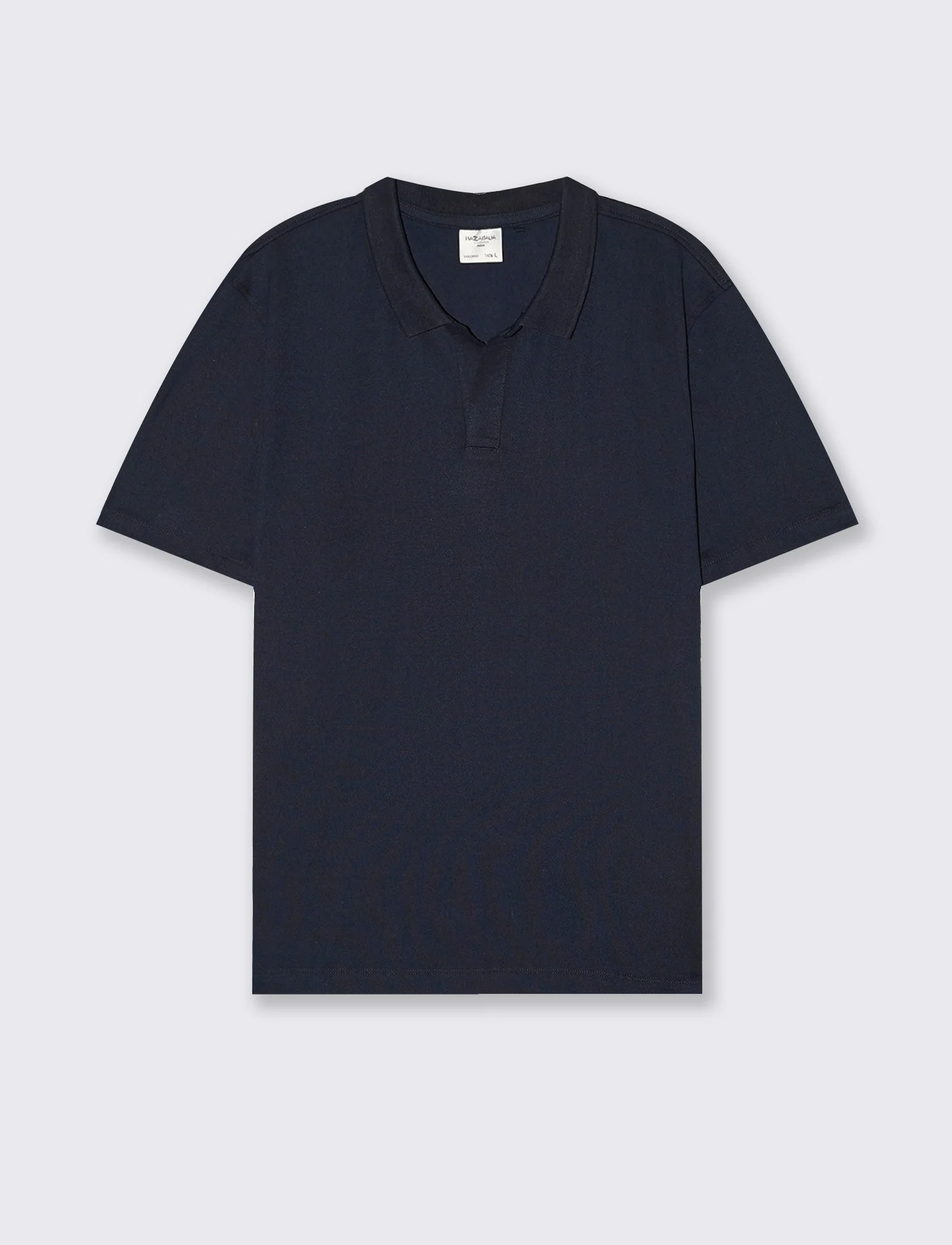 Polo in piquet elasticizzato premium - Blu
