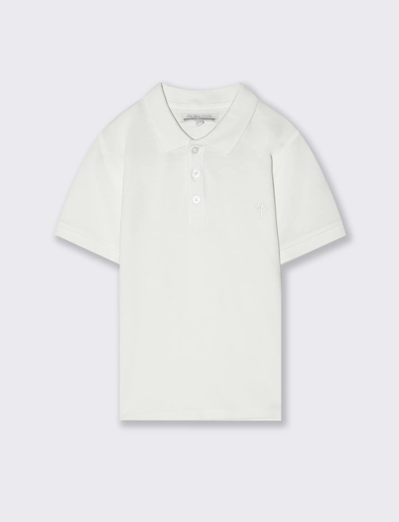 Polo mezza manica da bambino - Bianco