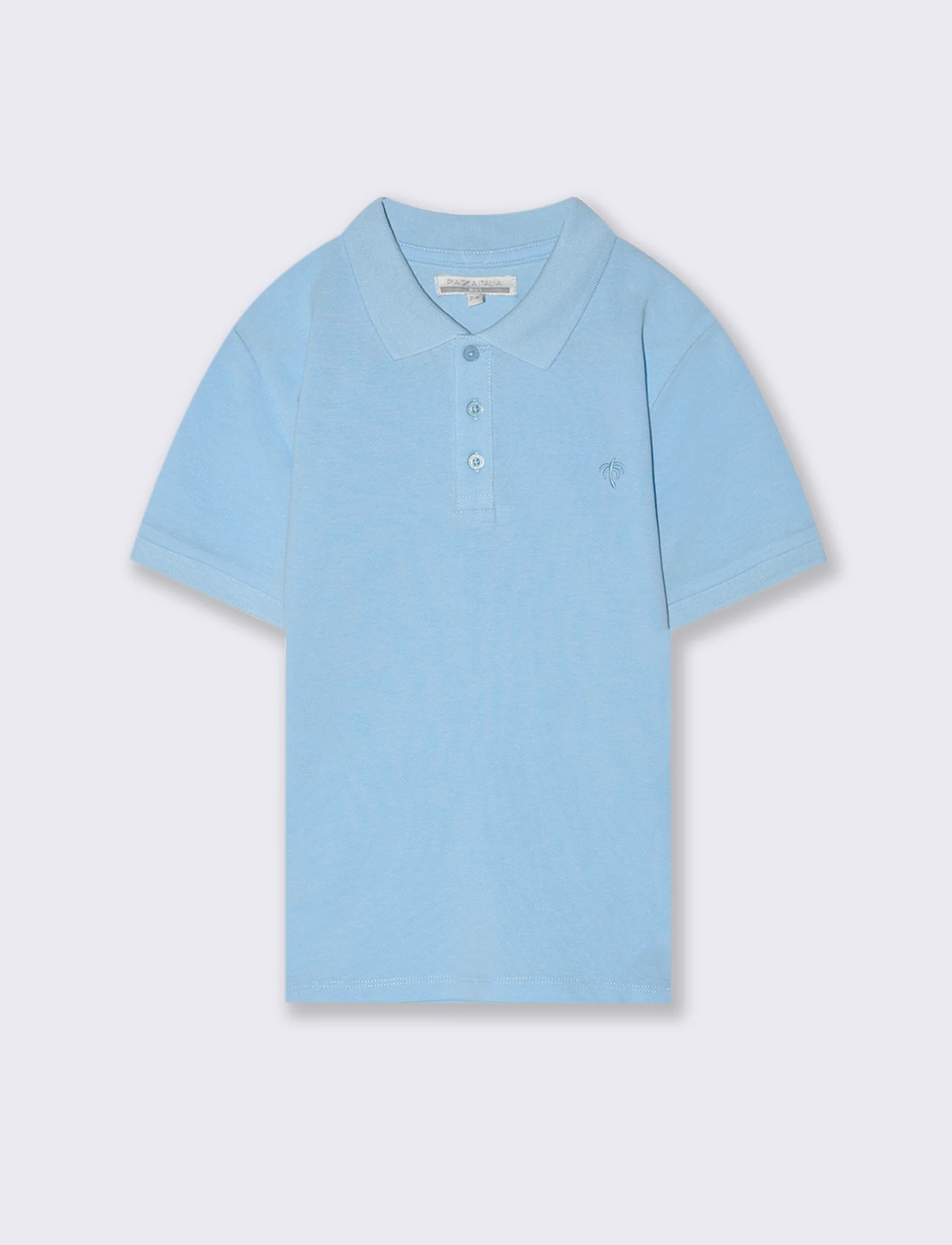 Polo mezza manica da bambino - Turchese - Image 3