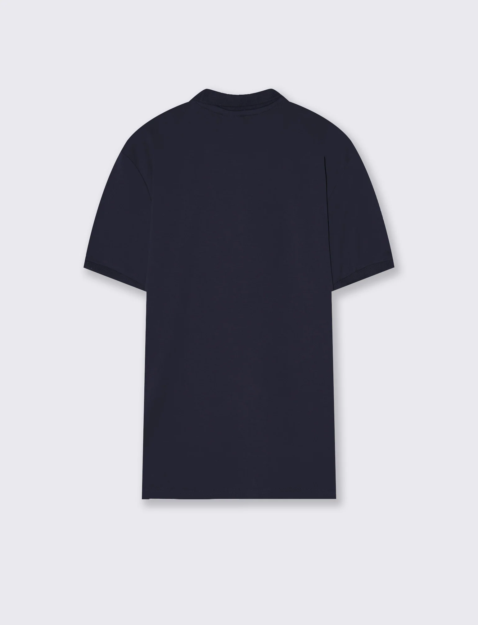 Polo premium in interlock mercerizzato - Blu - Image 2