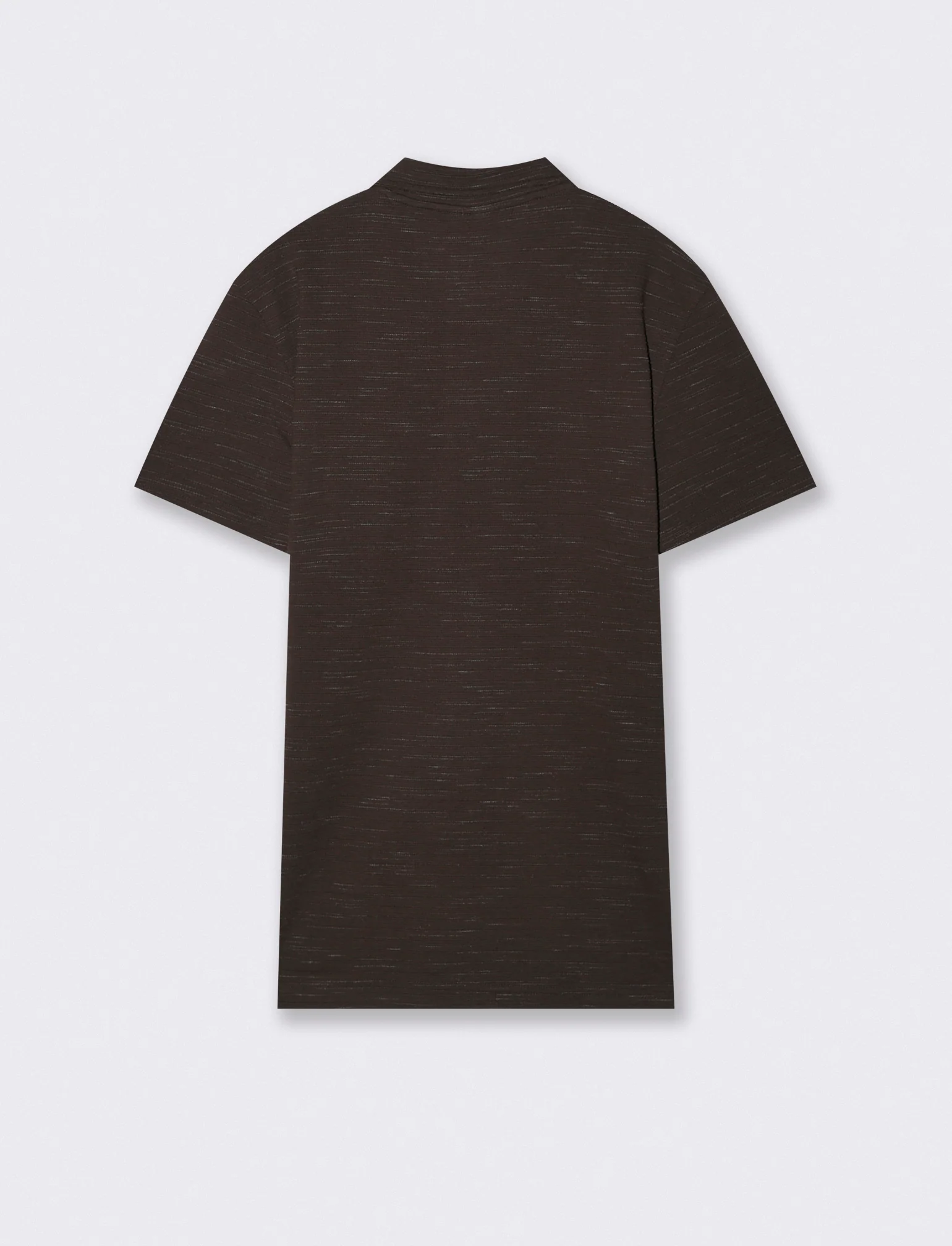 Polo Slub Injected con Colletto a Revers - Moro - Image 2