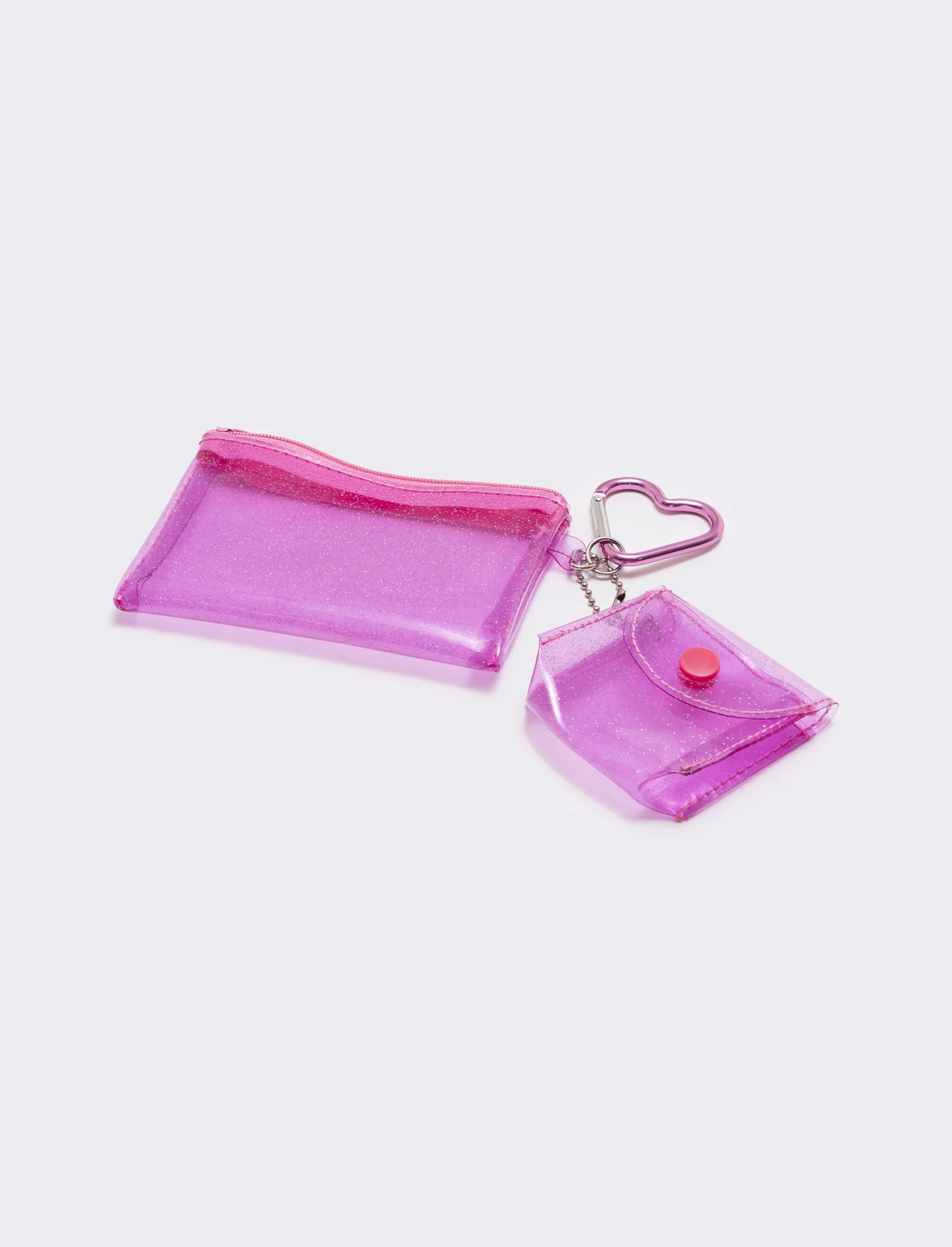 Portachiavi bambina con zip e cuffie - Lilla - Image 2