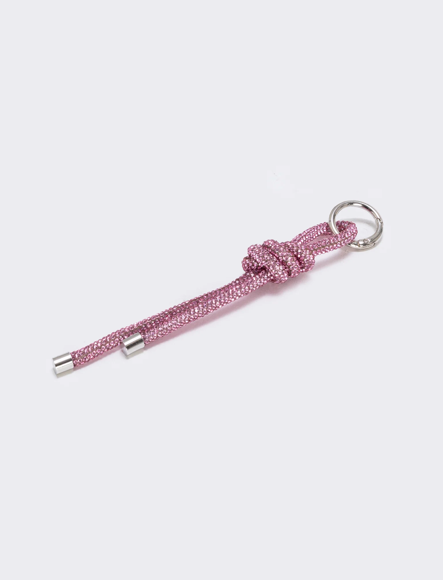 Portachiavi con nodo strass - Rosa - Image 2