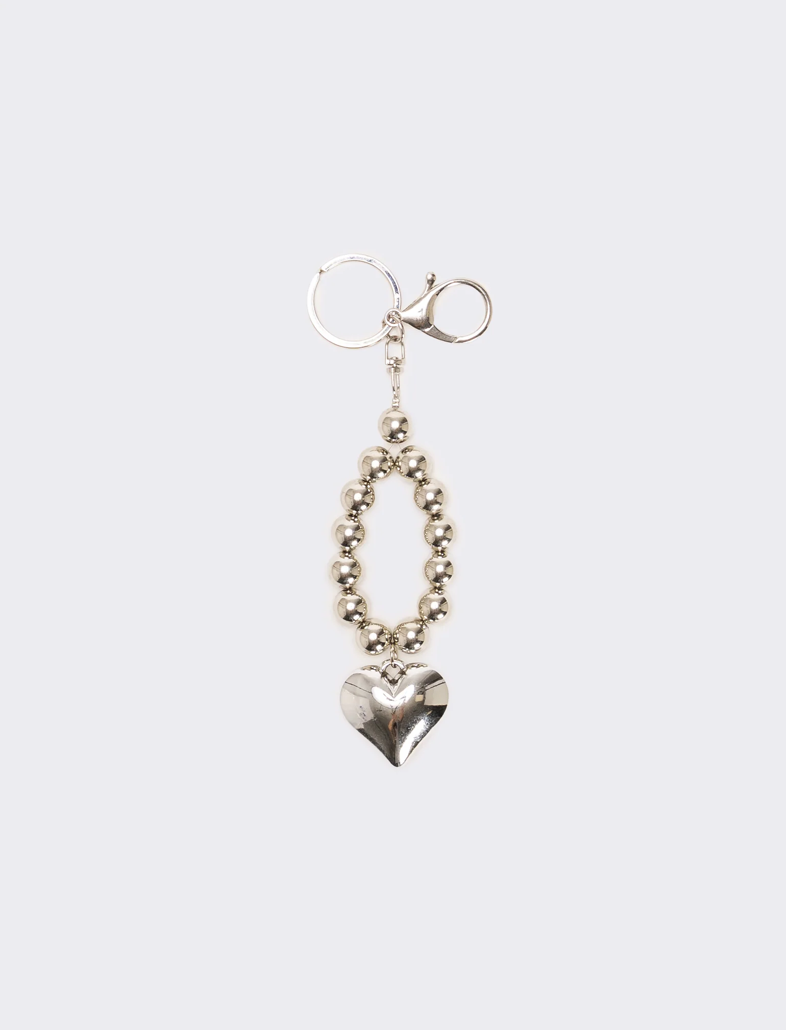 Portachiavi donna modello charms - Argento