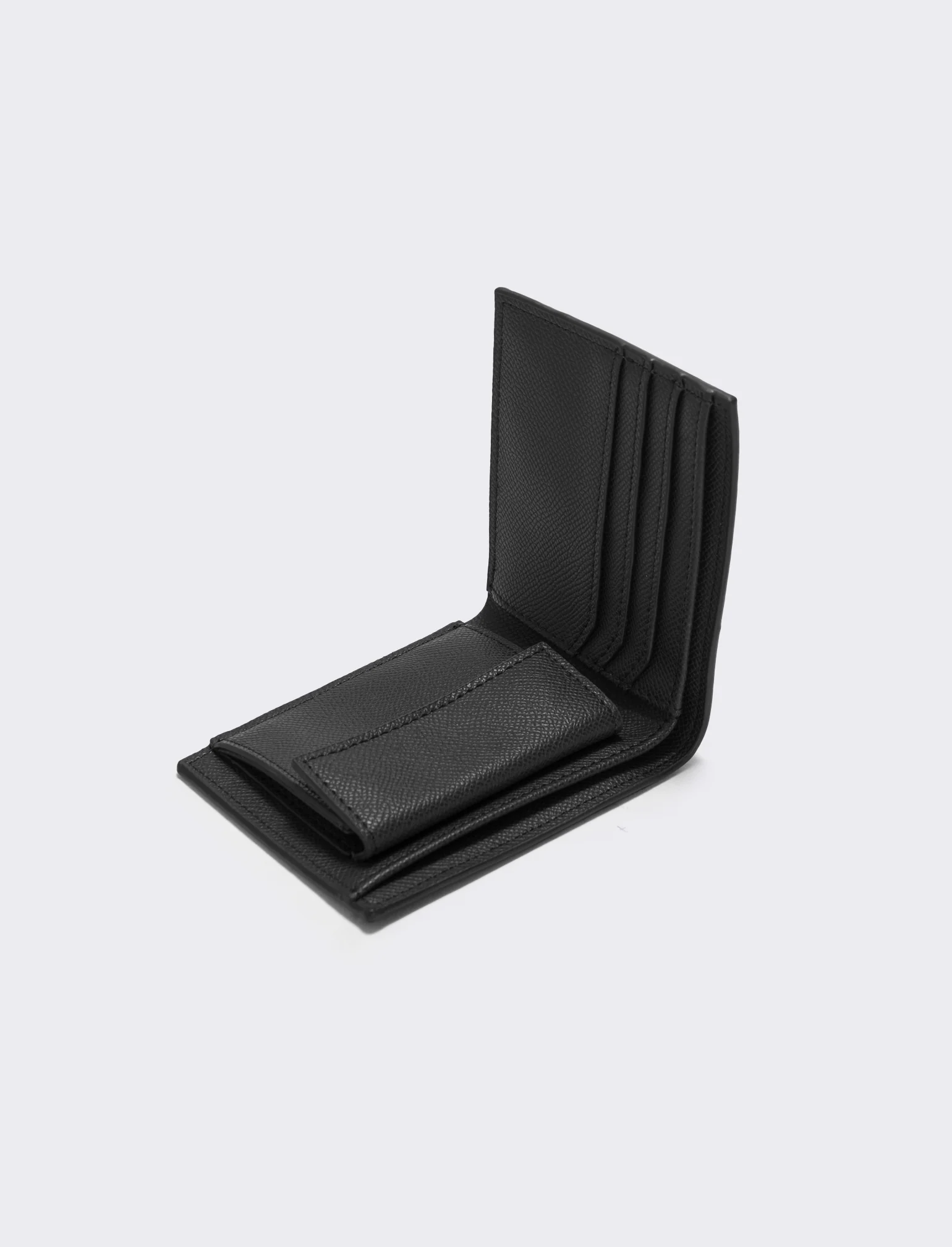 Portafogli basico per uomo elegante - Nero - Image 3