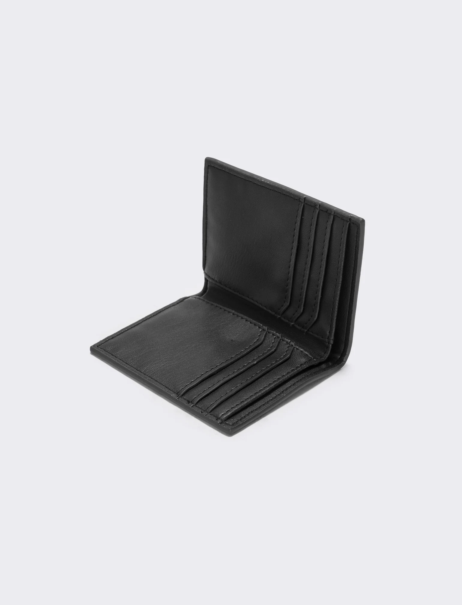 Portafogli Sottile in Saffiano Elegante - Nero - Image 2