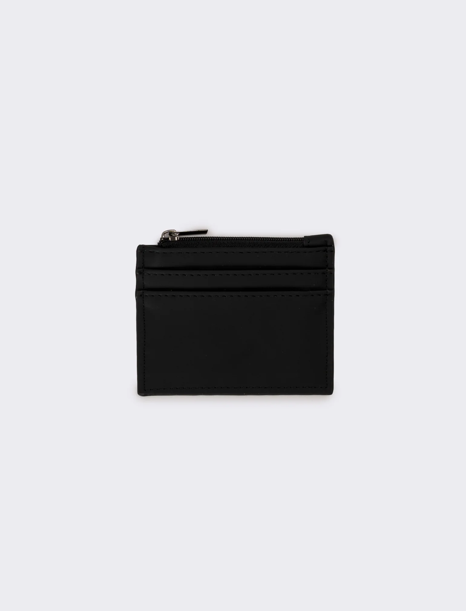 Portafogli uomo con zip portacarte - Nero