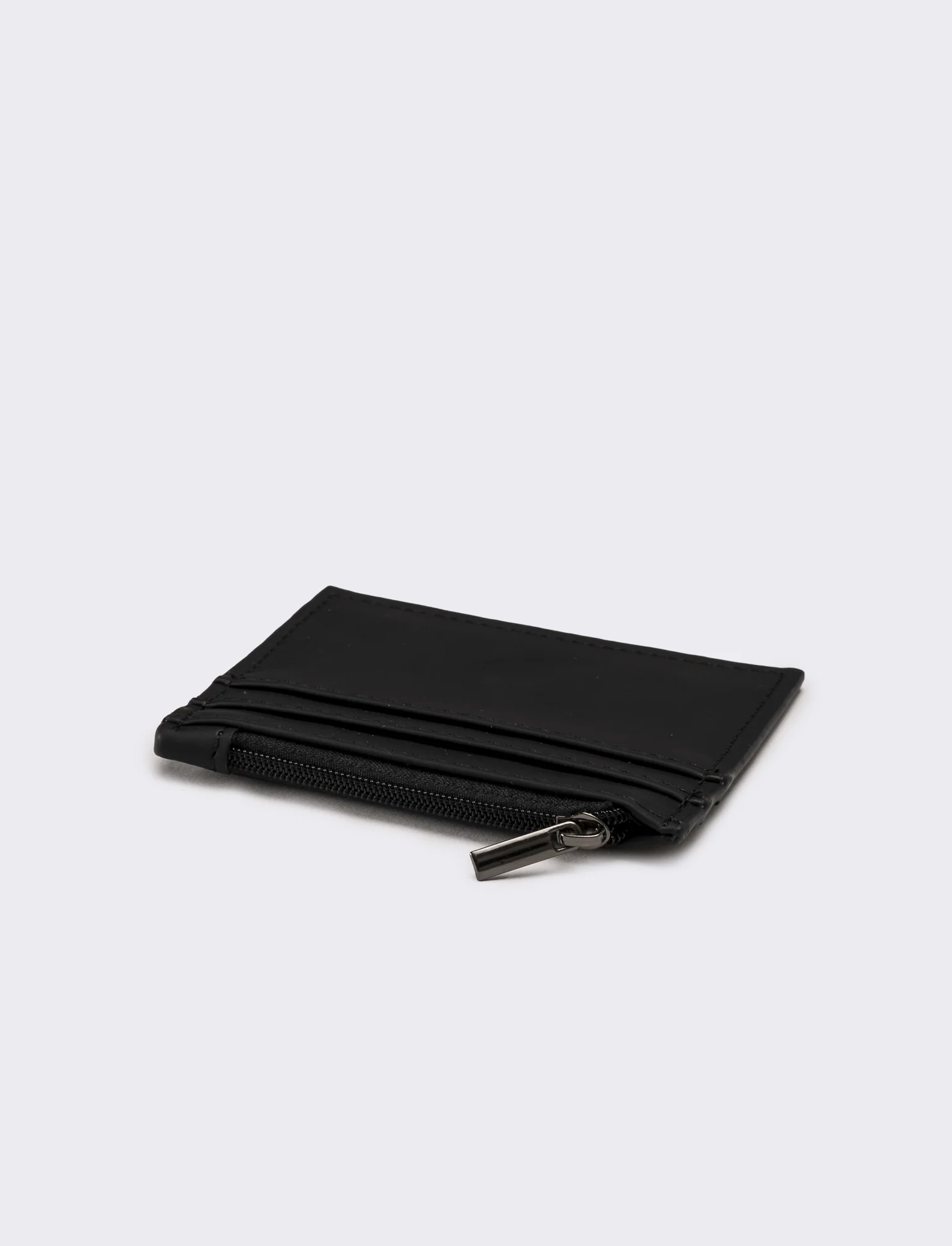 Portafogli uomo con zip portacarte - Nero - Image 2