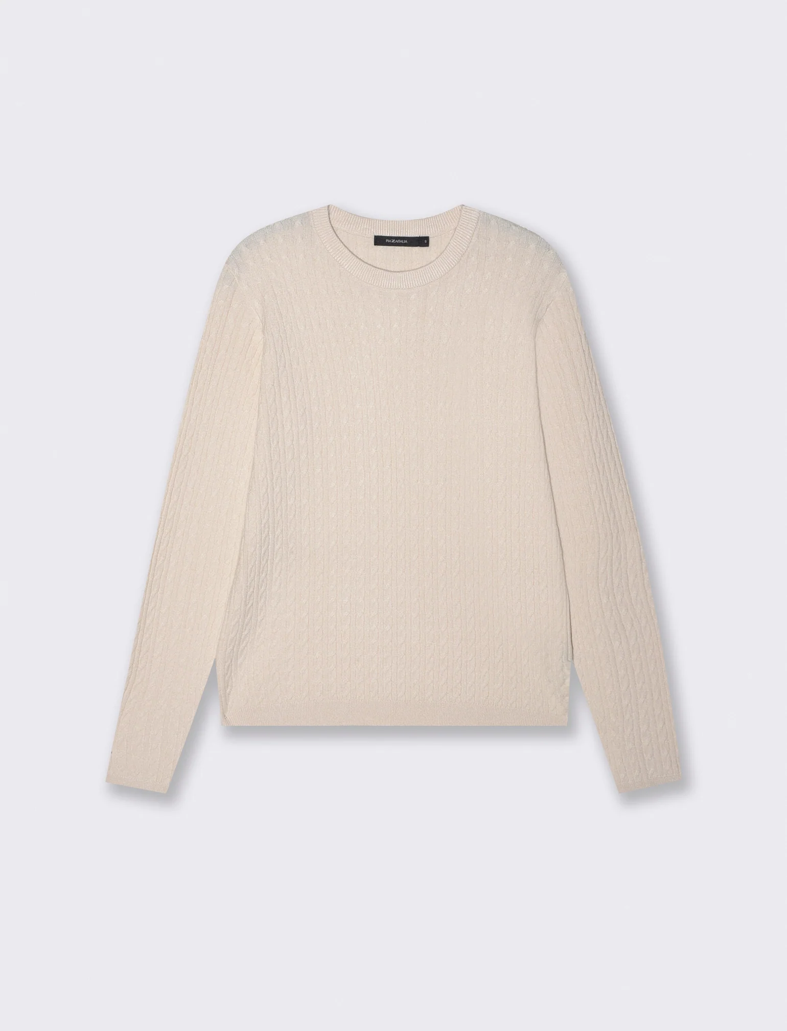 PULLOVER A TRECCE - Avorio