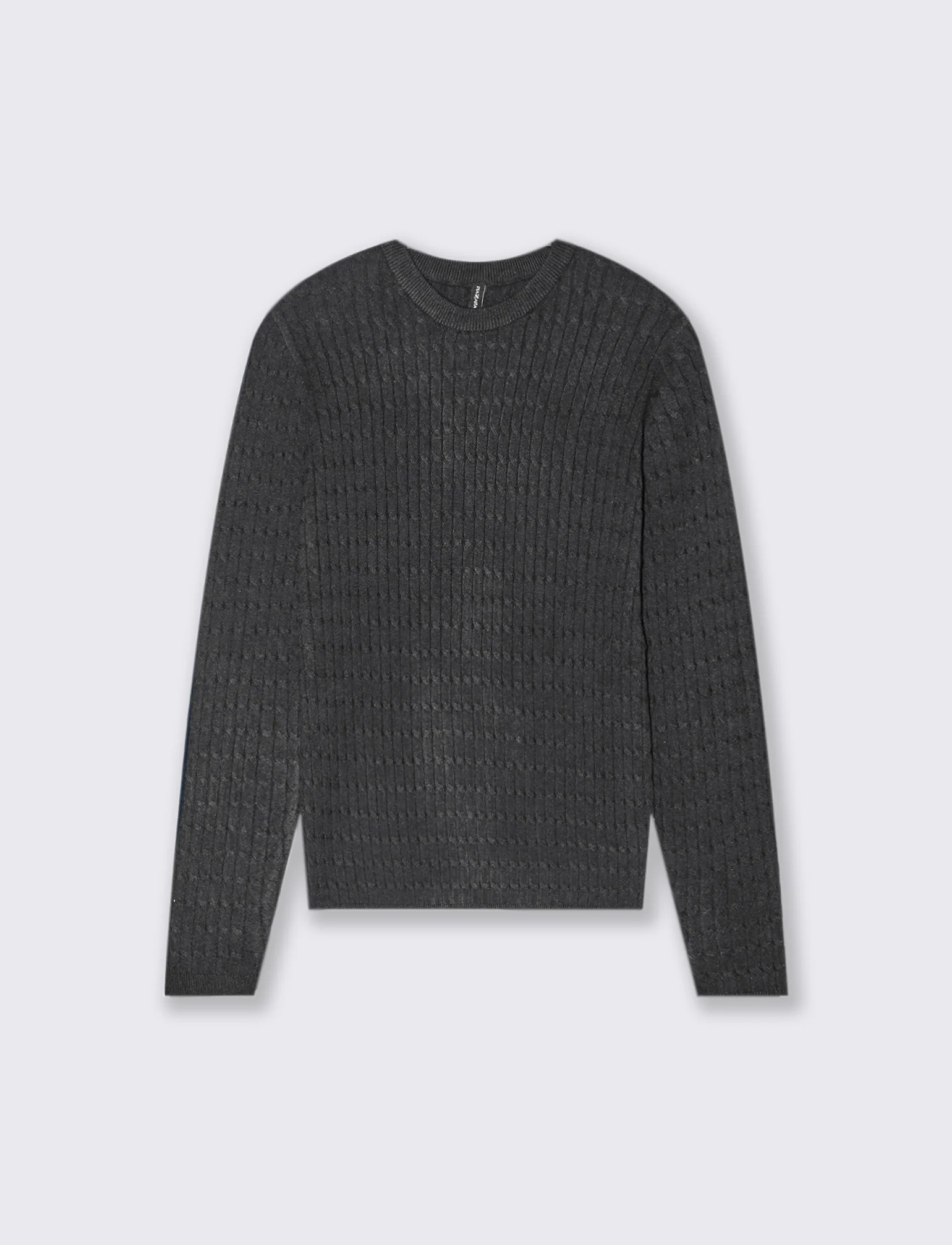 PULLOVER A TRECCE - Grigio antracite
