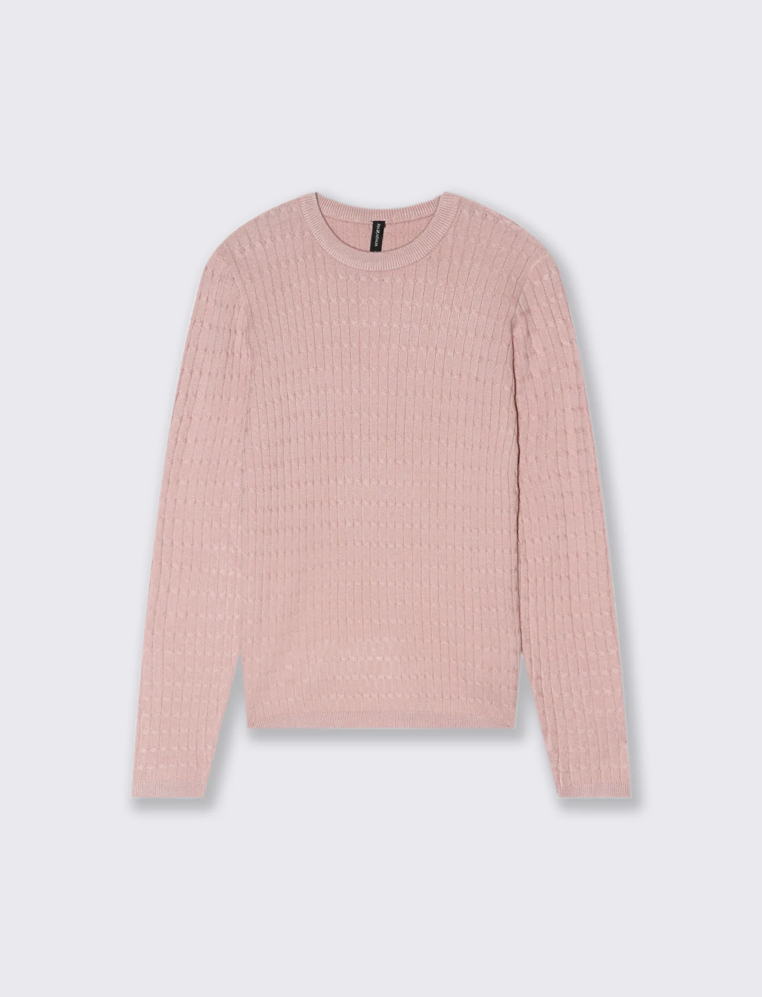 PULLOVER A TRECCE - Rosa antico