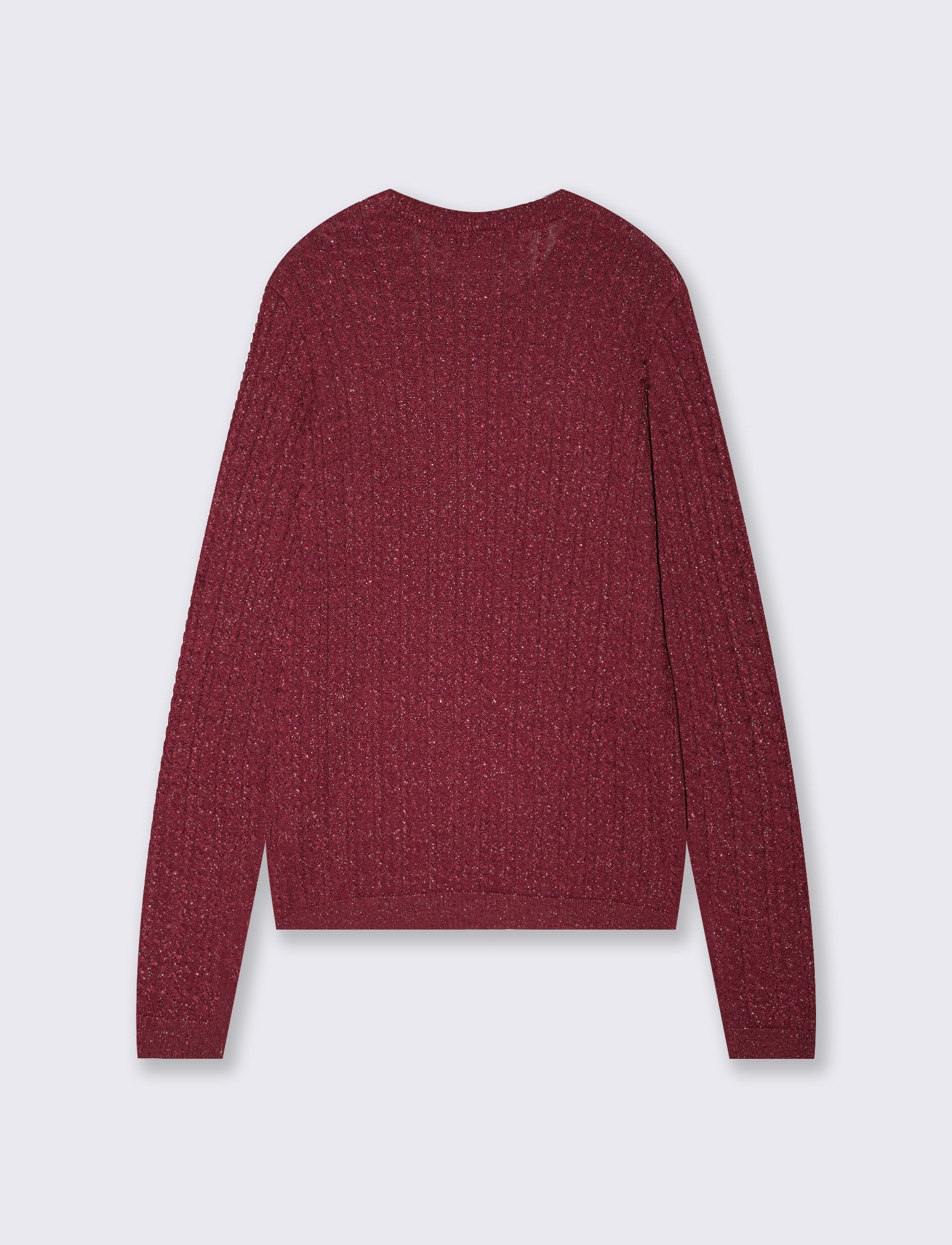 PULLOVER A TRECCE - Ruggine - Image 2