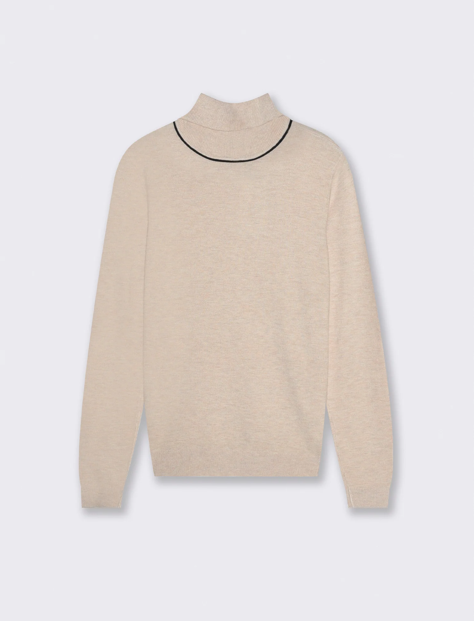 PULLOVER BASICO - Beige grano