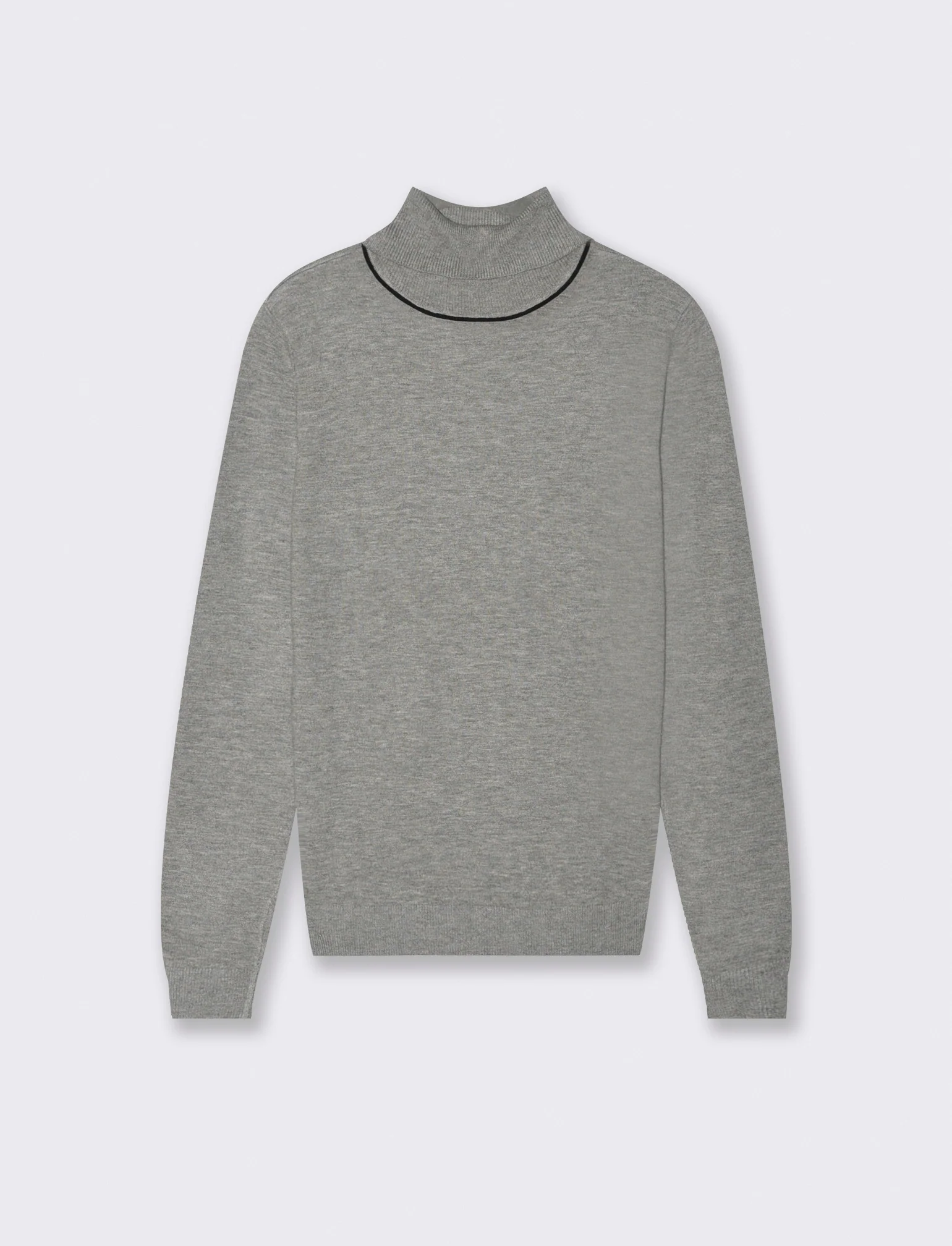 PULLOVER BASICO - Grigio mel.