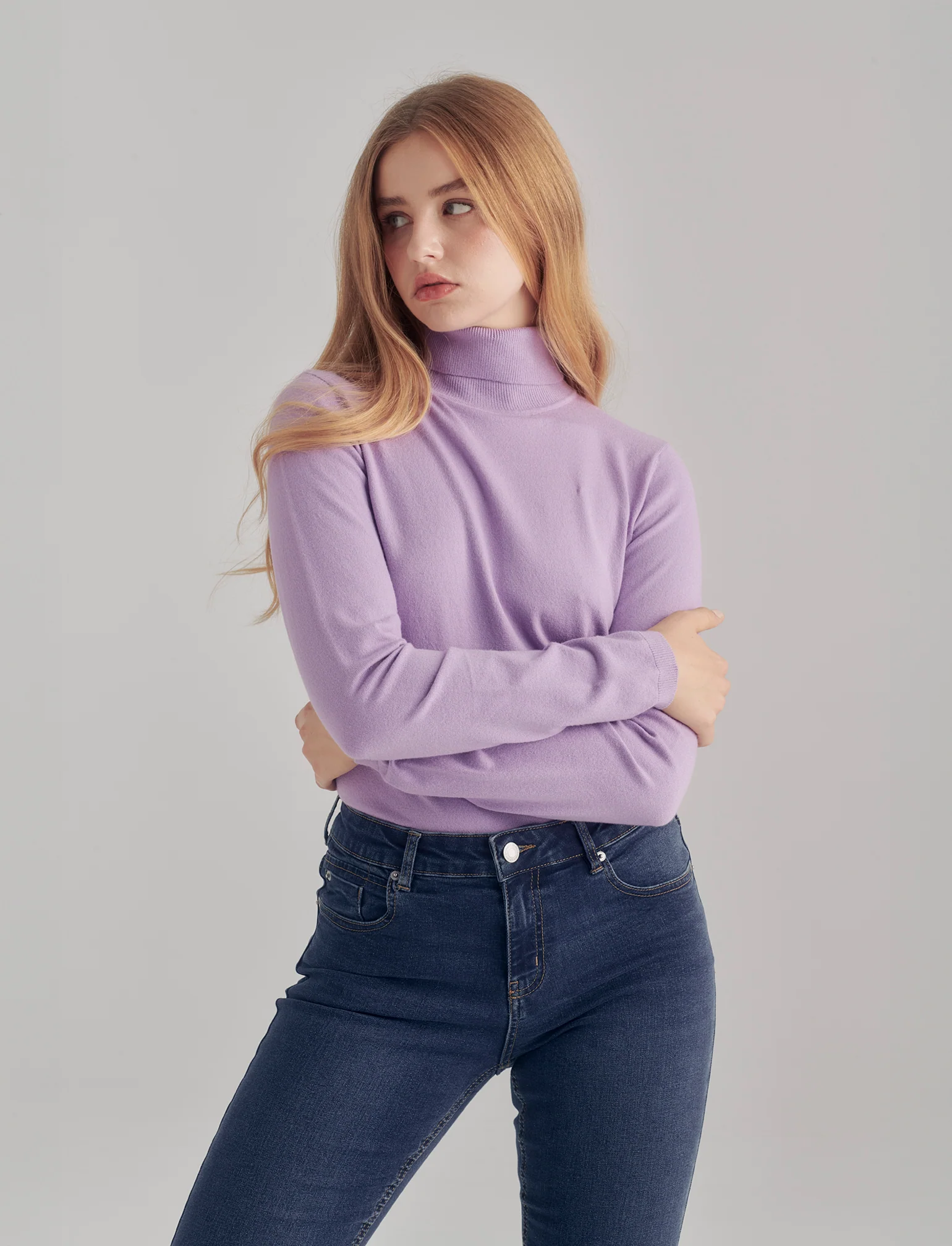 PULLOVER BASICO - Lilla - Image 4