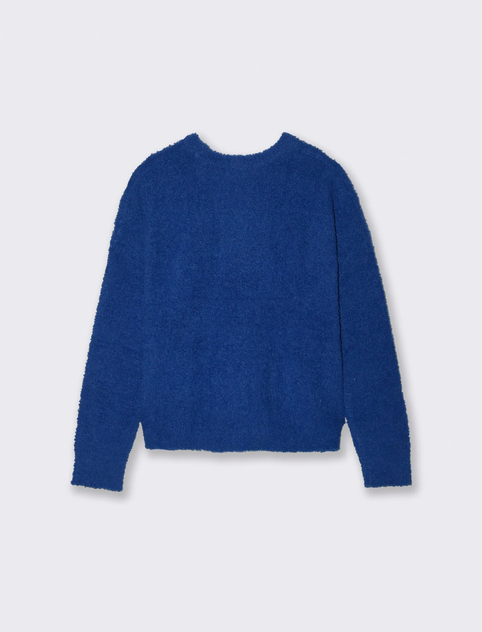 PULLOVER CON CUCITURA  IN RILIEVO - Royal - Image 2