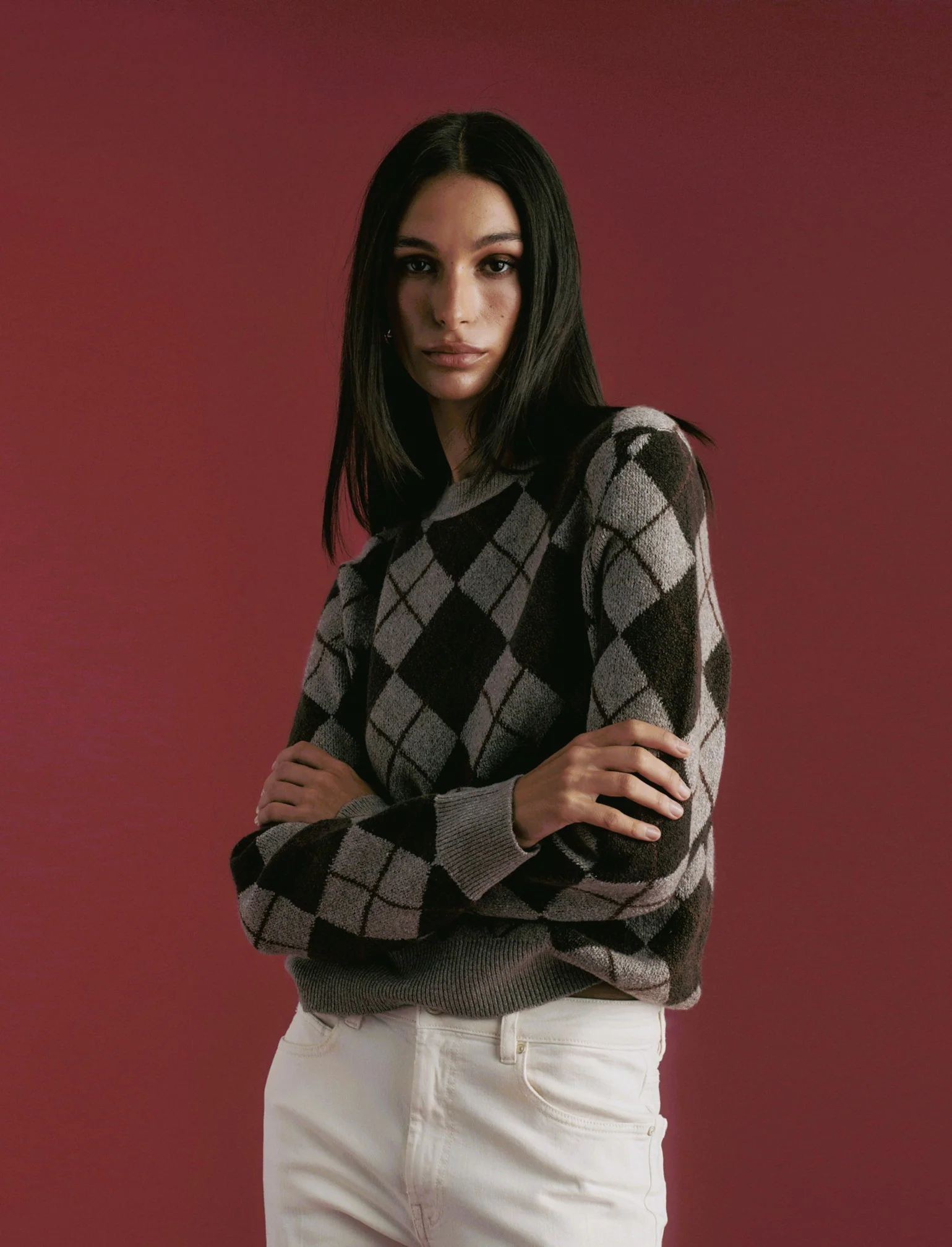 PULLOVER CON FANTASIA A ROMBI - var 1 - Image 4