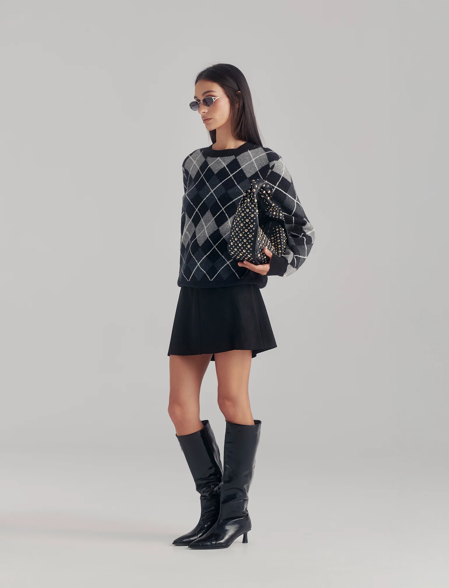 PULLOVER CON FANTASIA A ROMBI - var 2 - Image 4