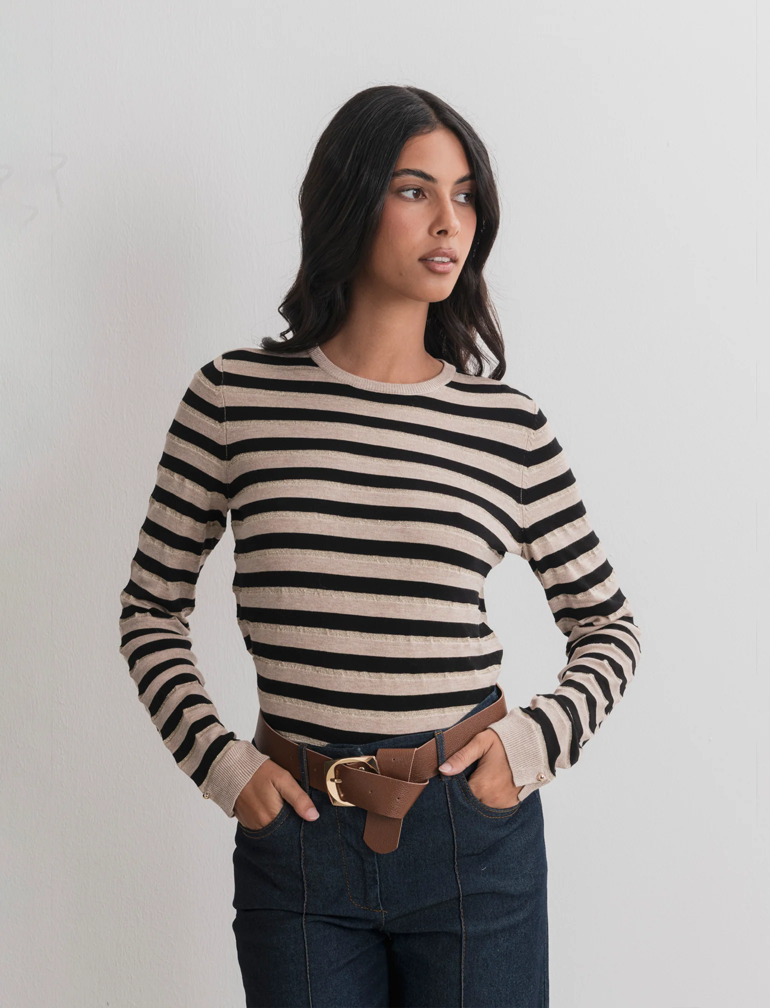 PULLOVER CON FANTASIA A STRISCE - var 2 - Image 4