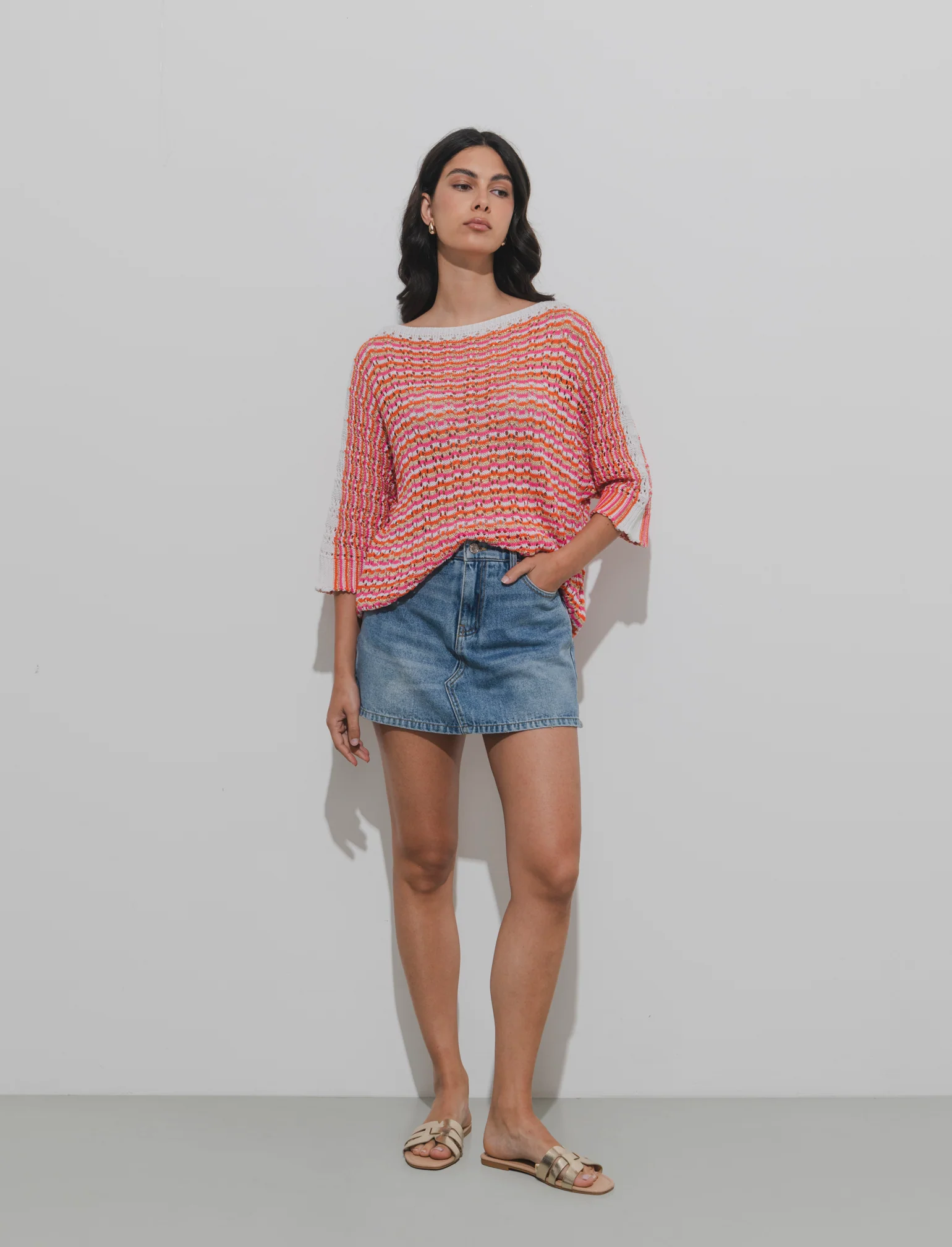 Pullover con maniche a tre quarti - var 3 - Image 3