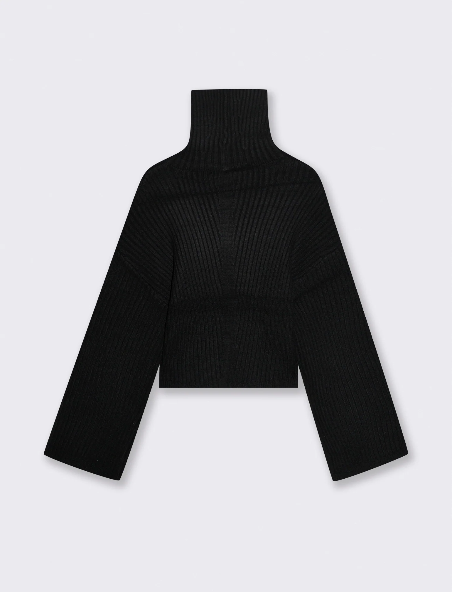 PULLOVER CROP - Nero