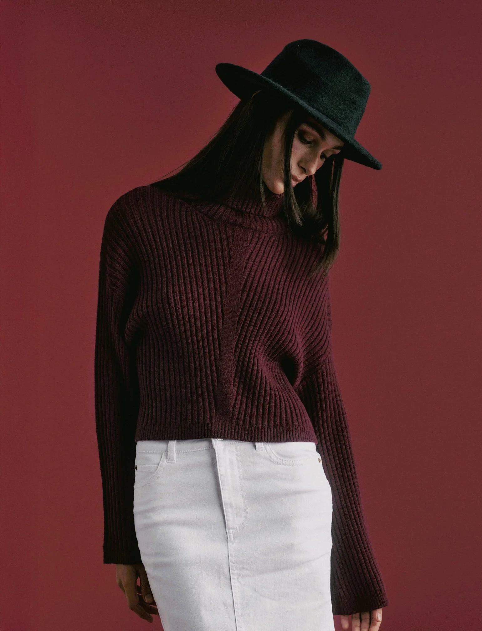 PULLOVER CROP - Vinaccia - Image 4