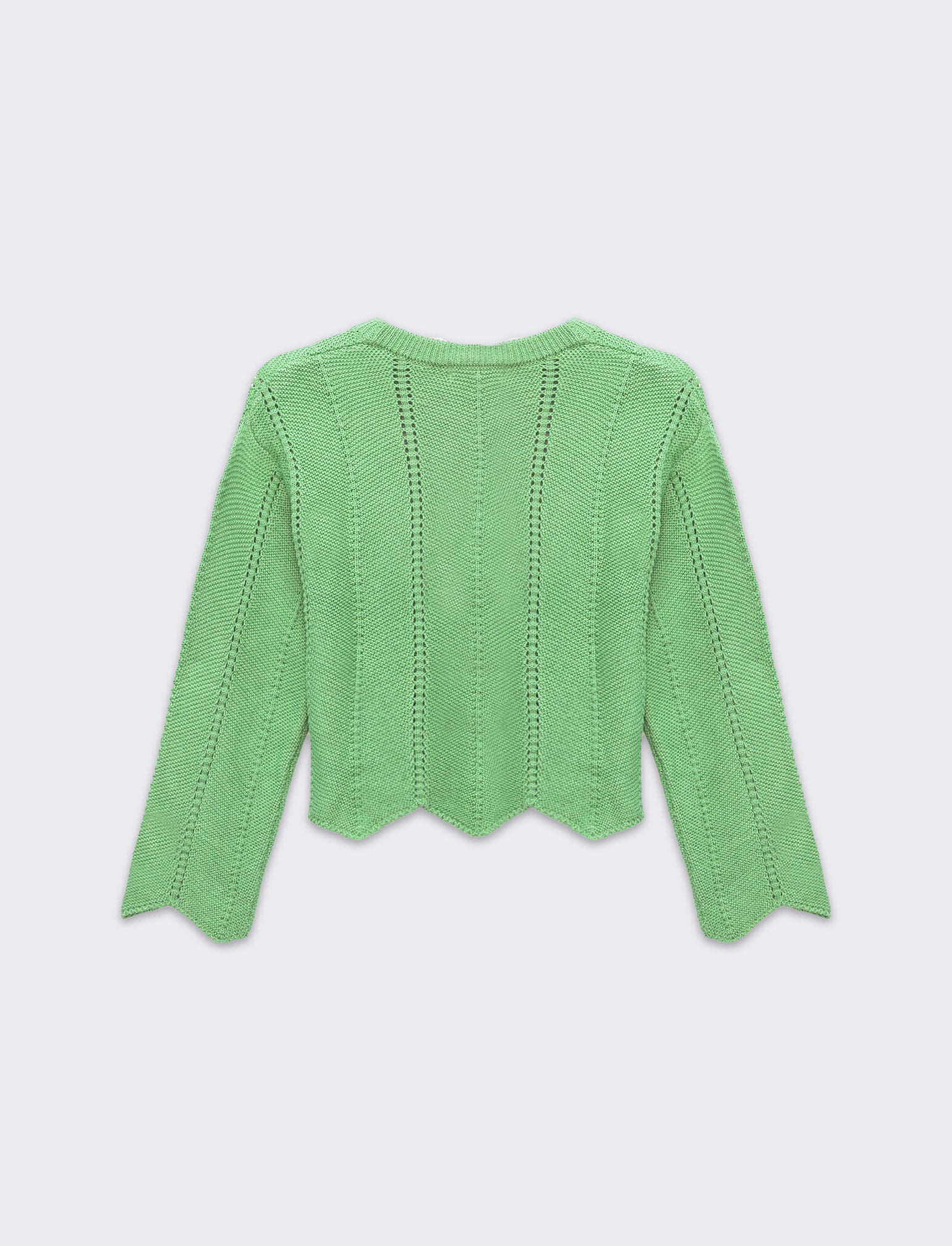 Pullover estivo da bambina - Verde - Image 4