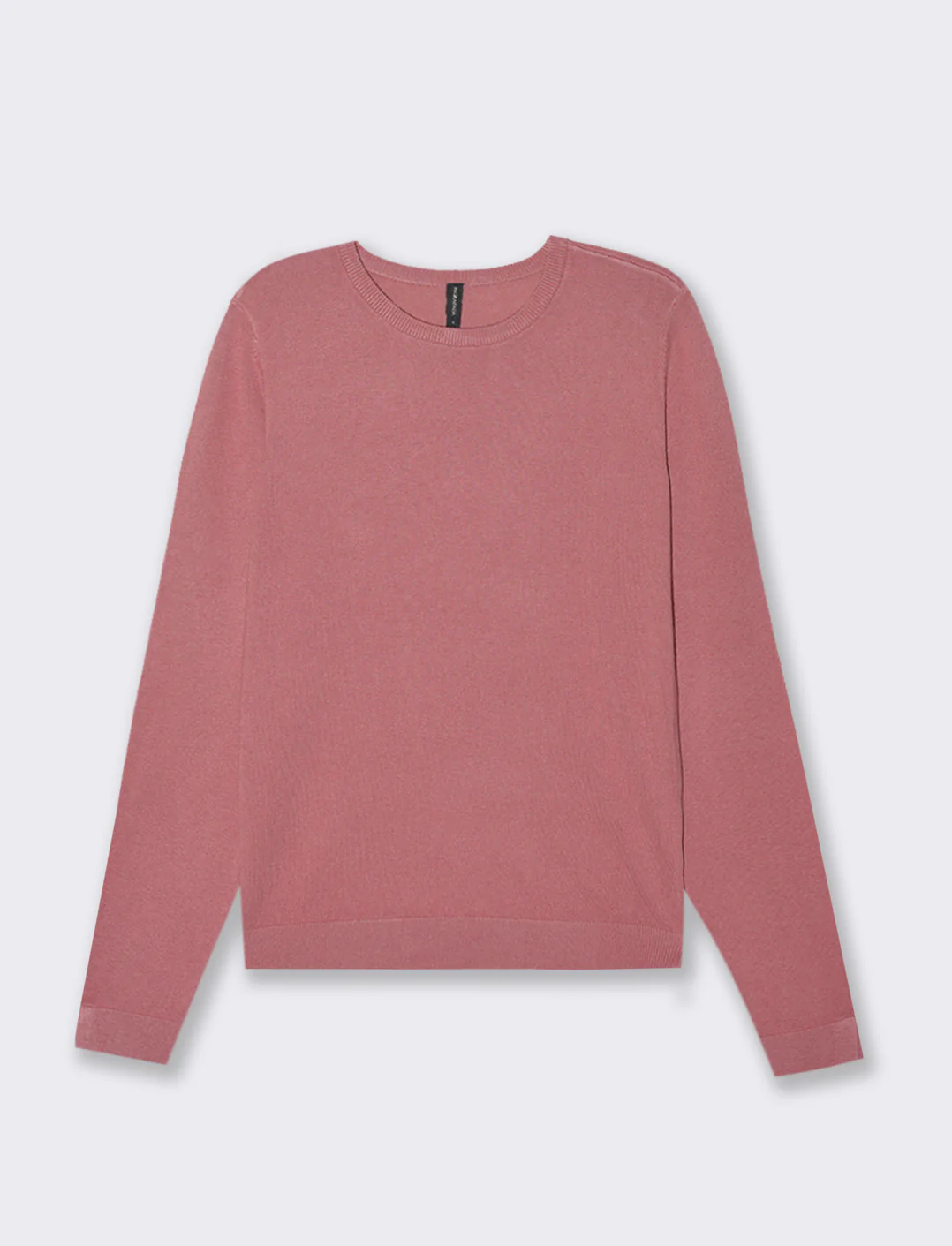 PULLOVER GIROCOLLO - Rosa polvere - Image 2