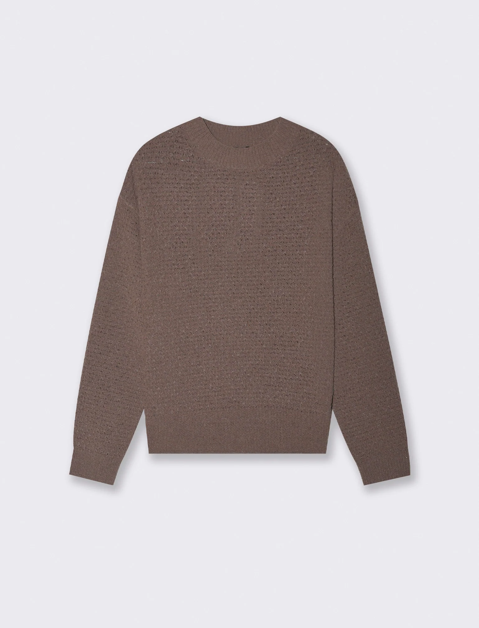 PULLOVER IN CINIGLIA OPACA - Grigio tortora