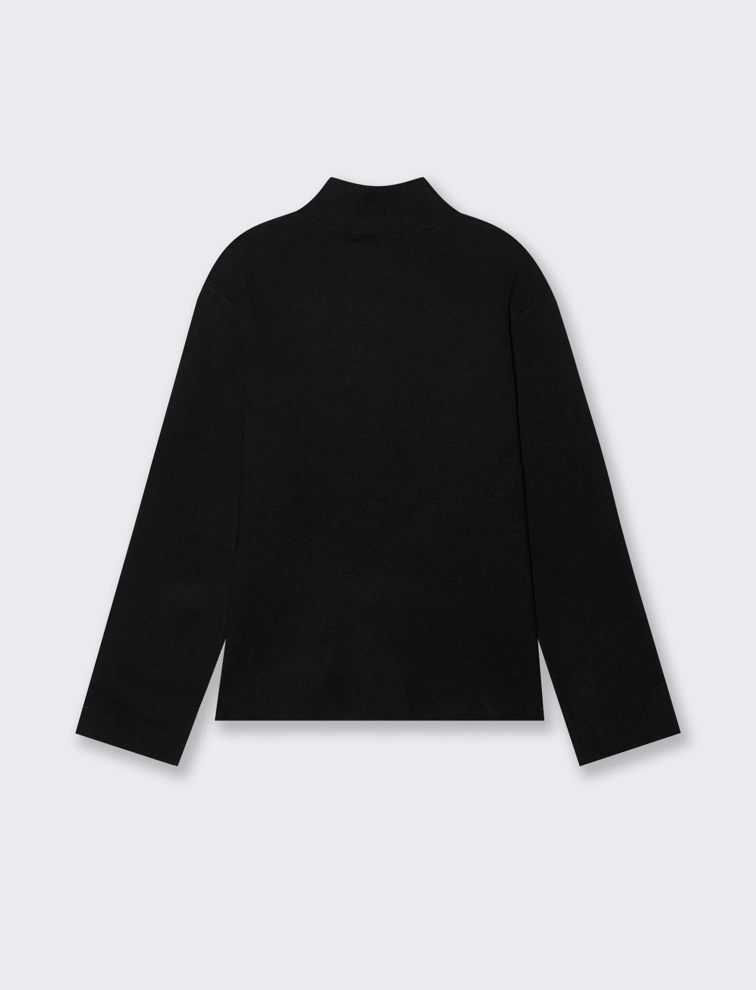 PULLOVER IN PUNTO MILANO - Nero - Image 2