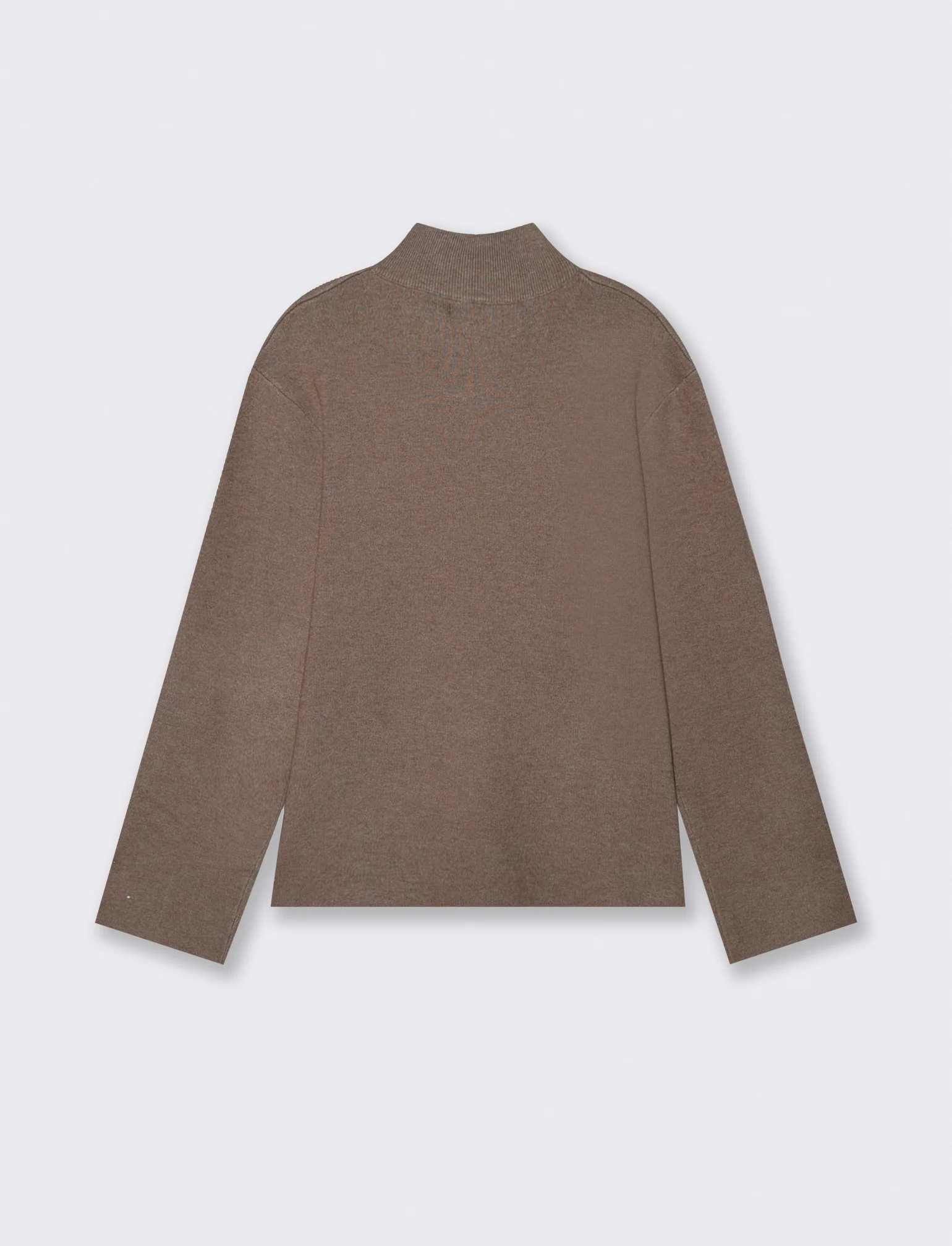 PULLOVER IN PUNTO MILANO - Tortora melange - Image 2