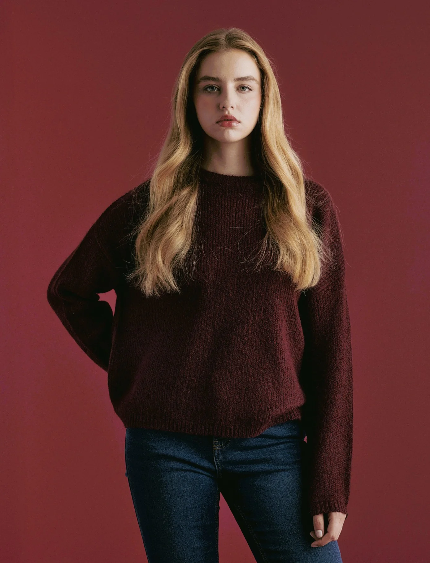 PULLOVER MANIACA LUNGA - Vinaccia - Image 4