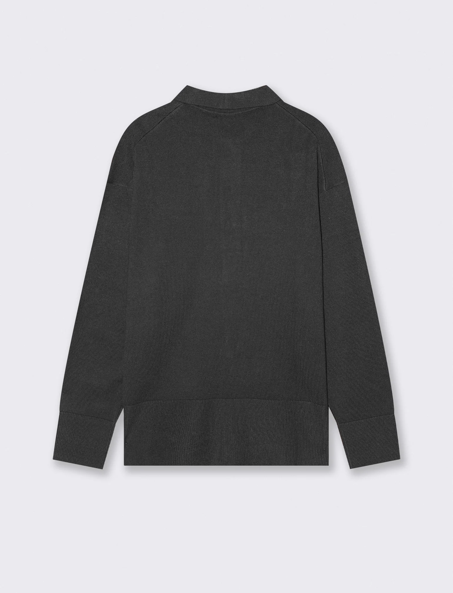 PULLOVER MODELLO POLO - Antracite melange - Image 2