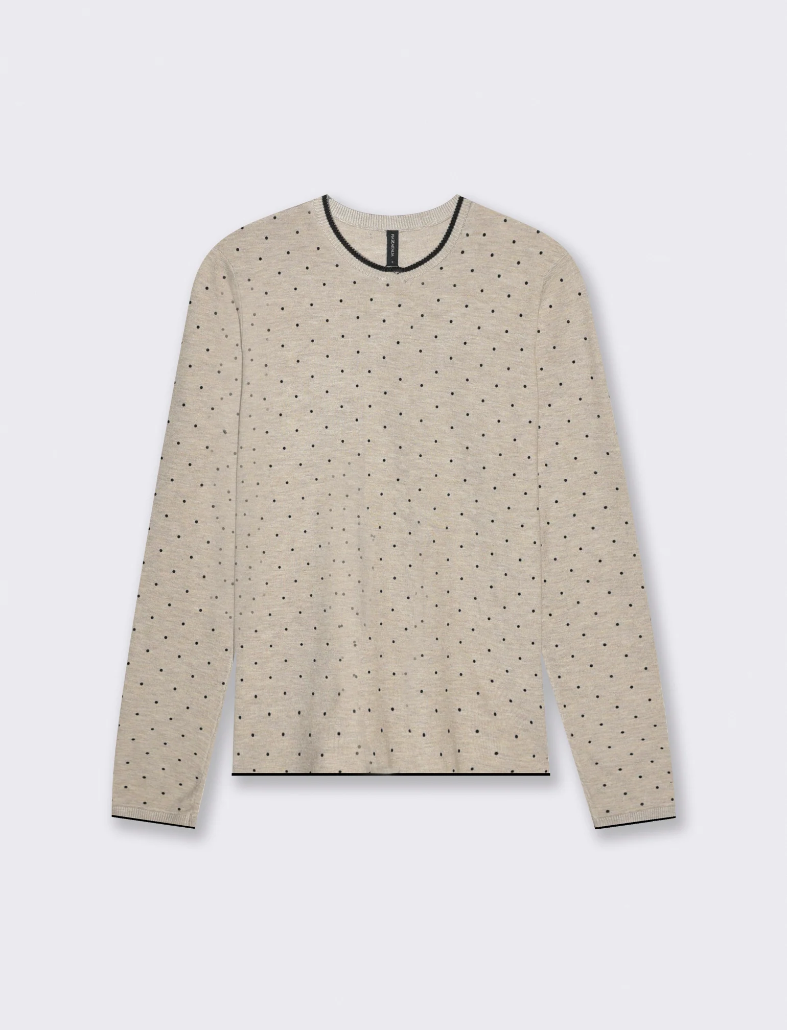 PULLOVER STAMPATO - Beige grano