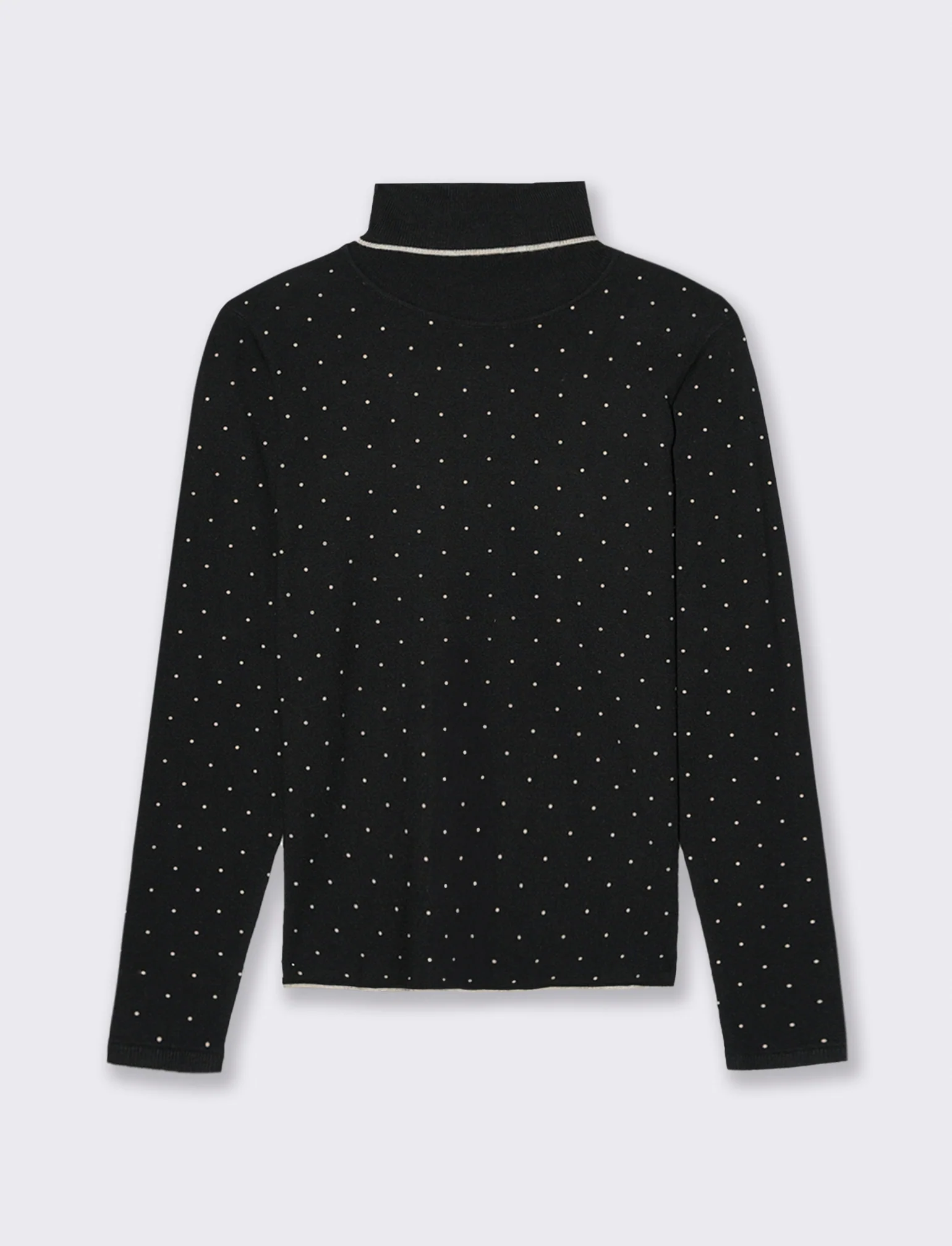PULLOVER STAMPATO - Nero