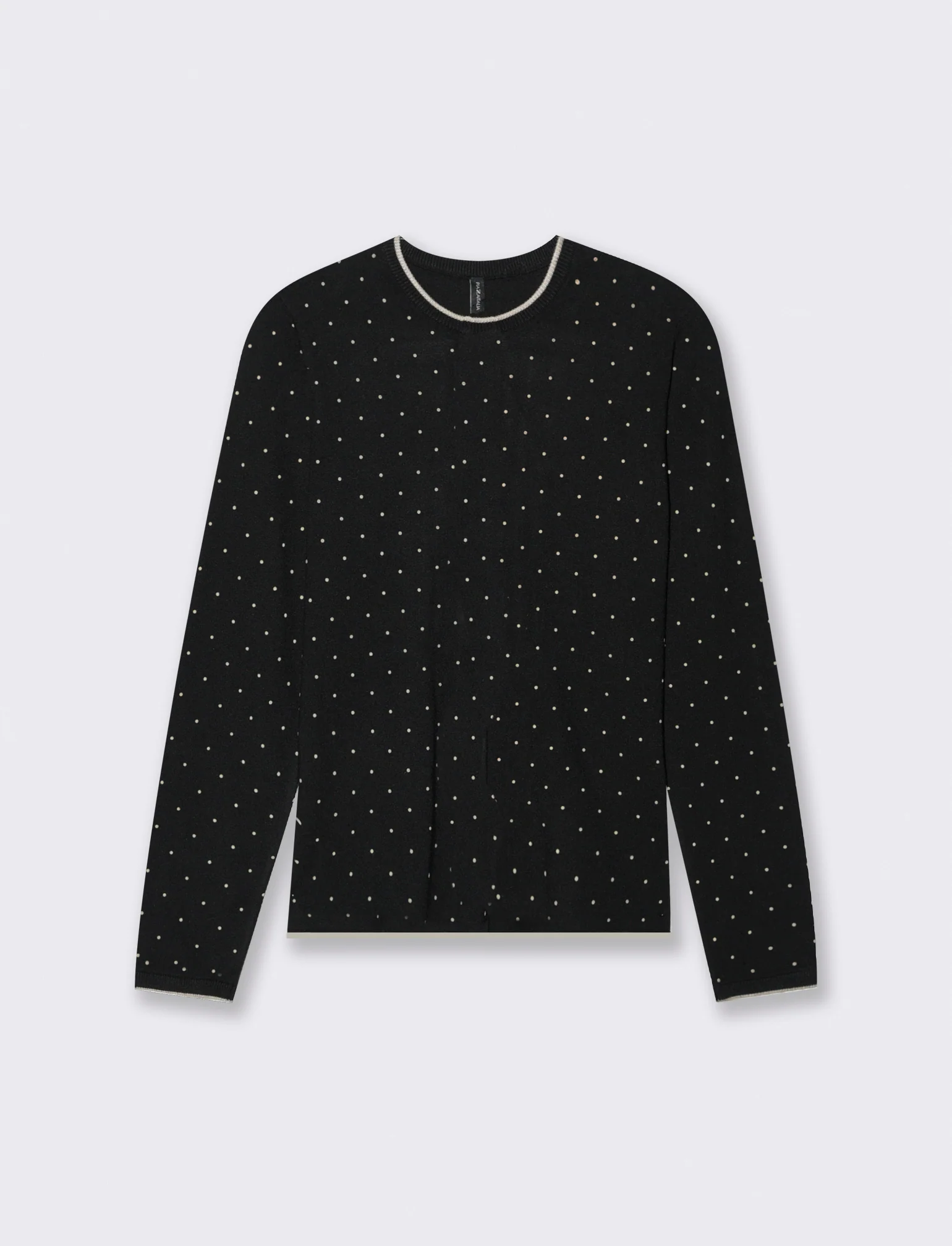 PULLOVER STAMPATO - Nero