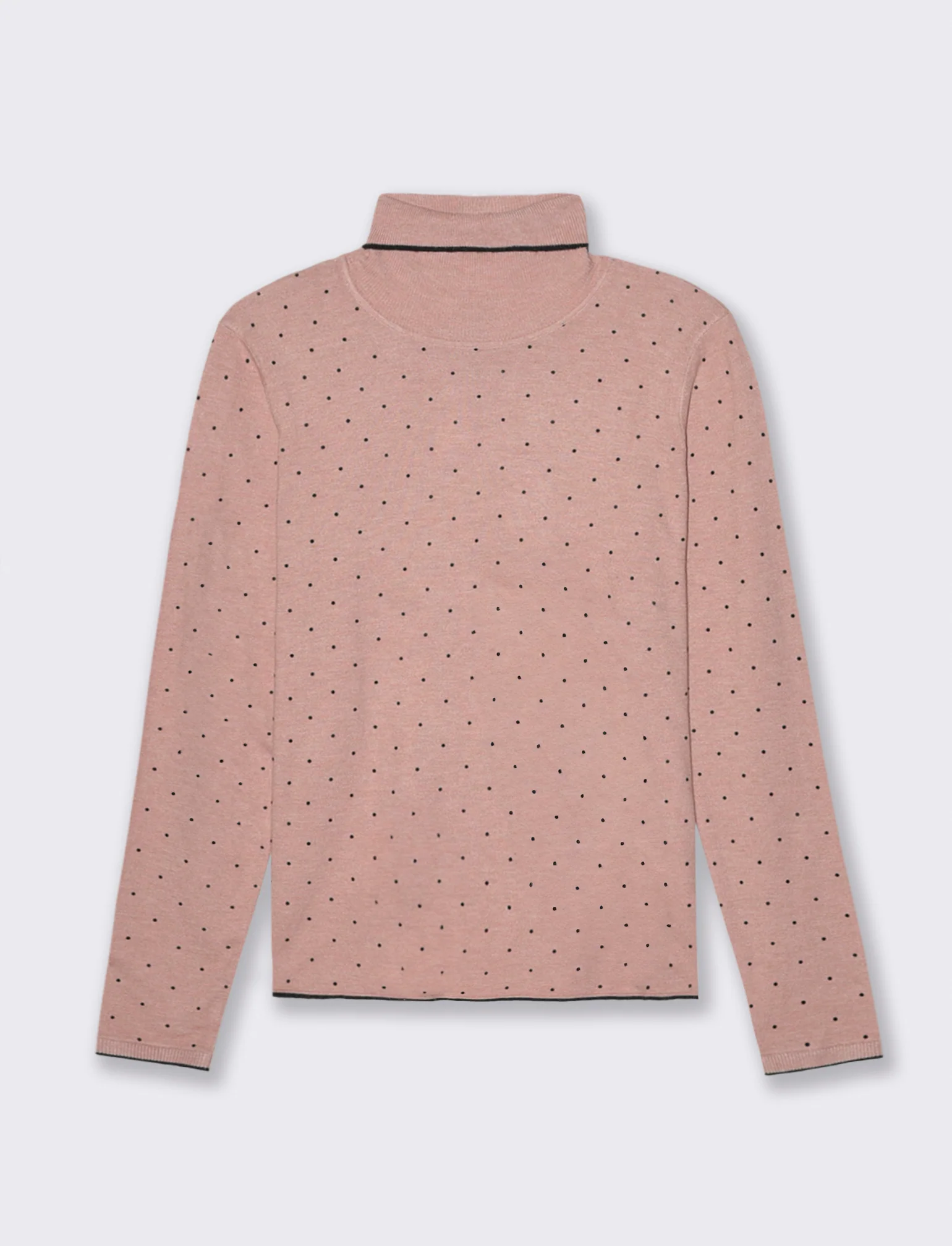 PULLOVER STAMPATO - Rosa antico